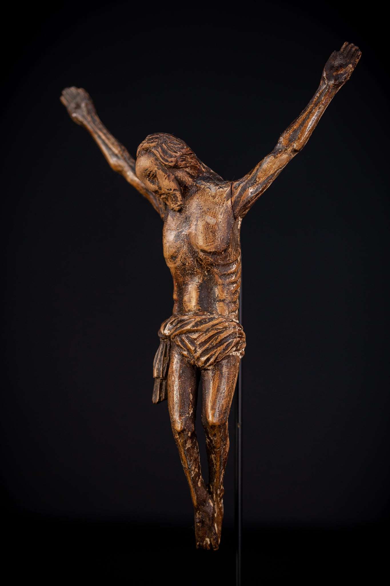 Corpus Christi Wooden  | 1700s Antique | 10.6" / 31 cm