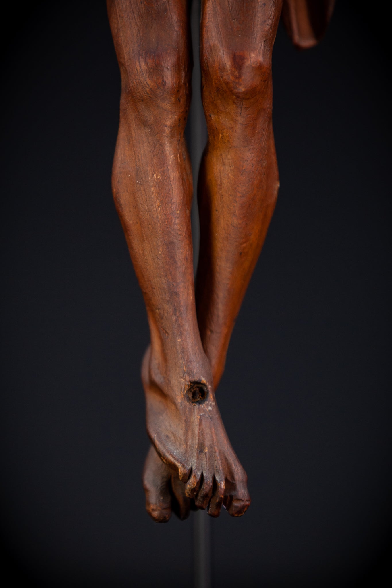 Corpus Christi Wooden Sculpture Antique | 14.6" / 37 cm