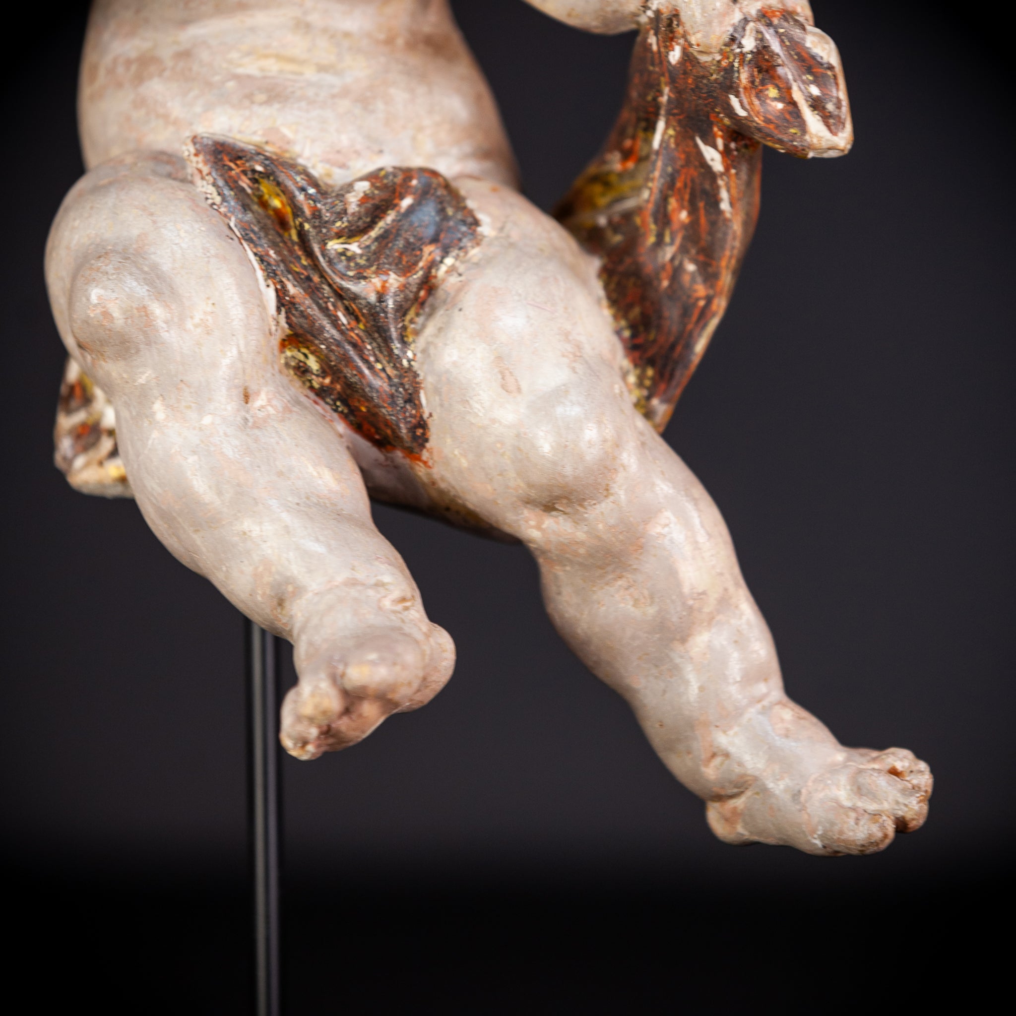 Angels Sculpture Pair | Baroque 1700s | 12.4" / 31.5 cm