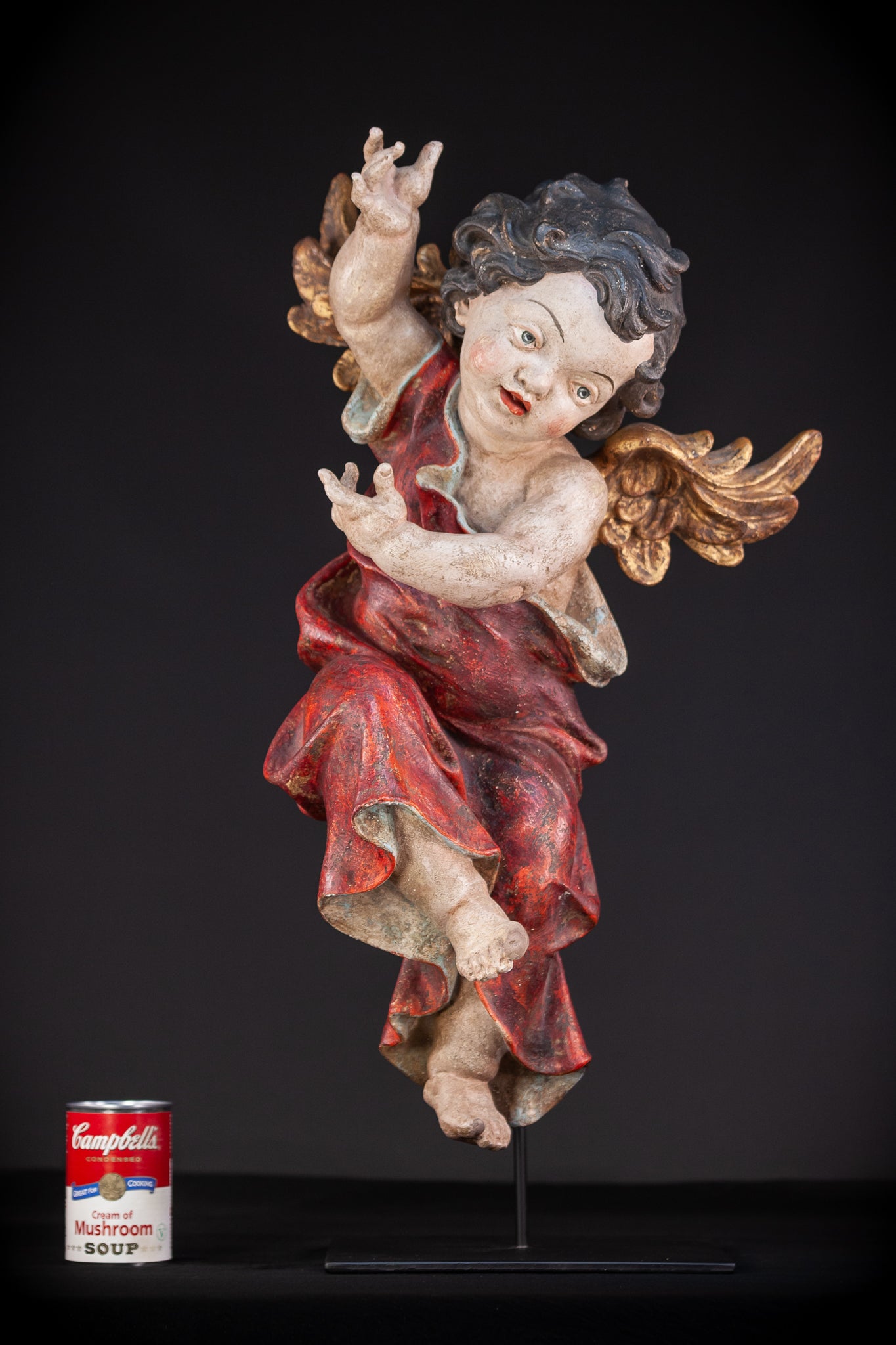 Angel Sculpture A | Early to Mid 1900s | 24.8" / 63 cm