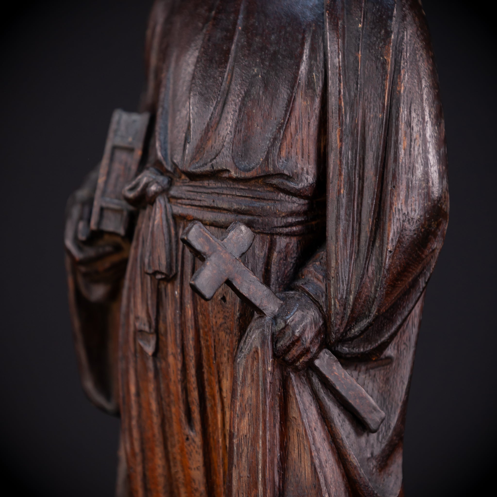 St Philip The Apostle Sculpture | Wooden Figure | 14.6"