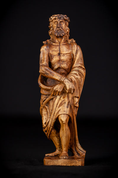 Flagellation of Christ Wooden Antique | 7.1" / 18 cm