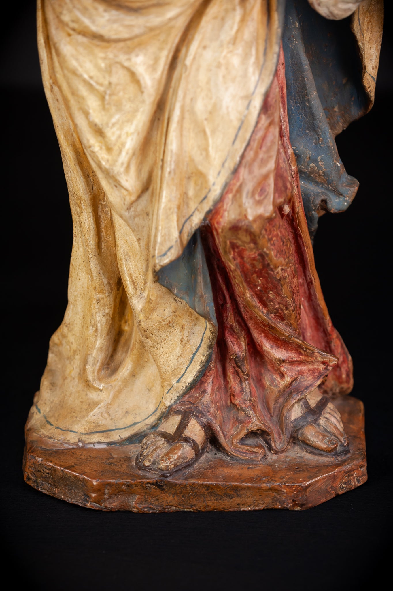 Madonna and Child Italian Terracotta | 1700s Antique | 23.2” / 59 cm