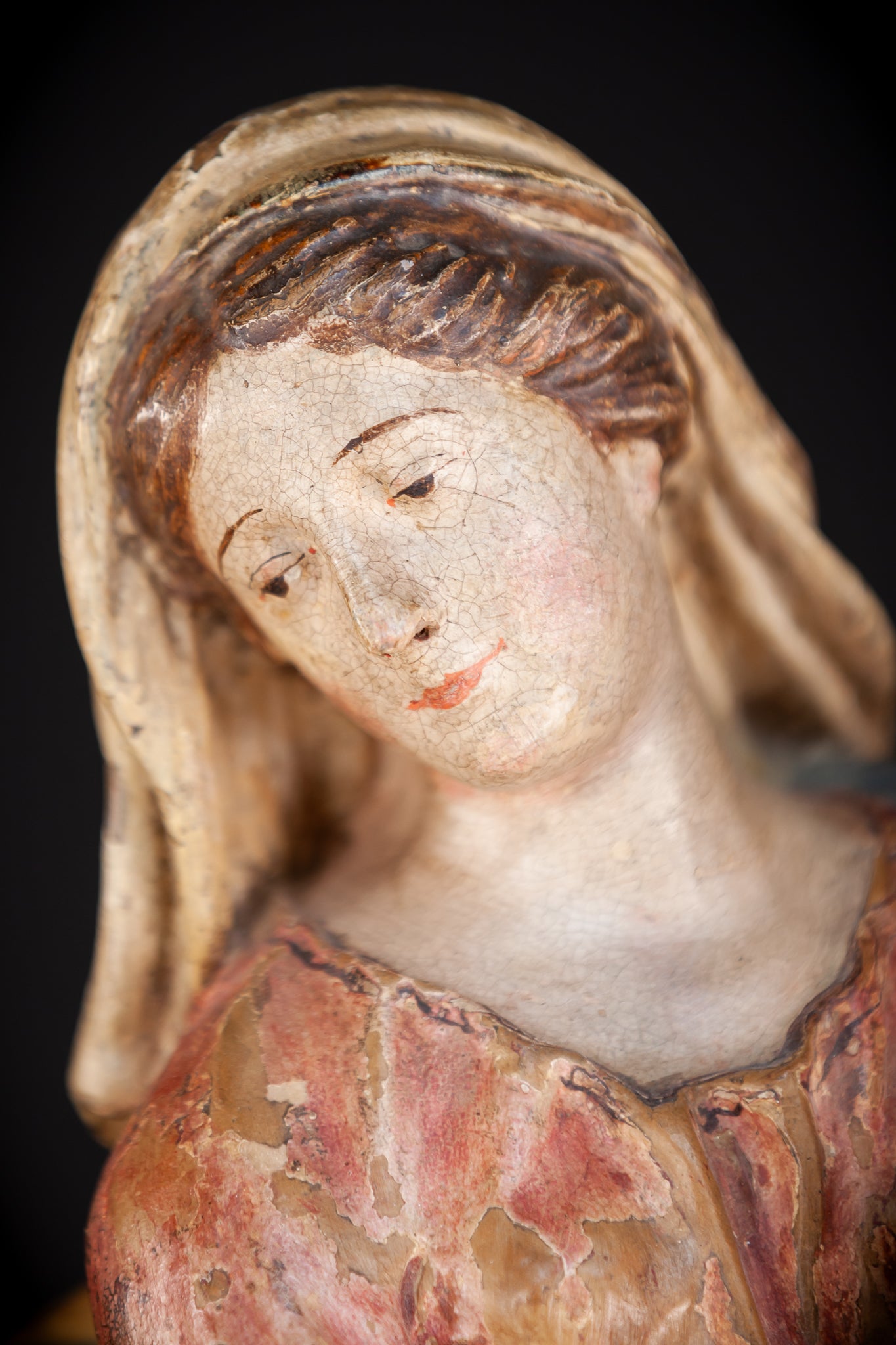 Madonna and Child Italian Terracotta | 1700s Antique | 23.2” / 59 cm