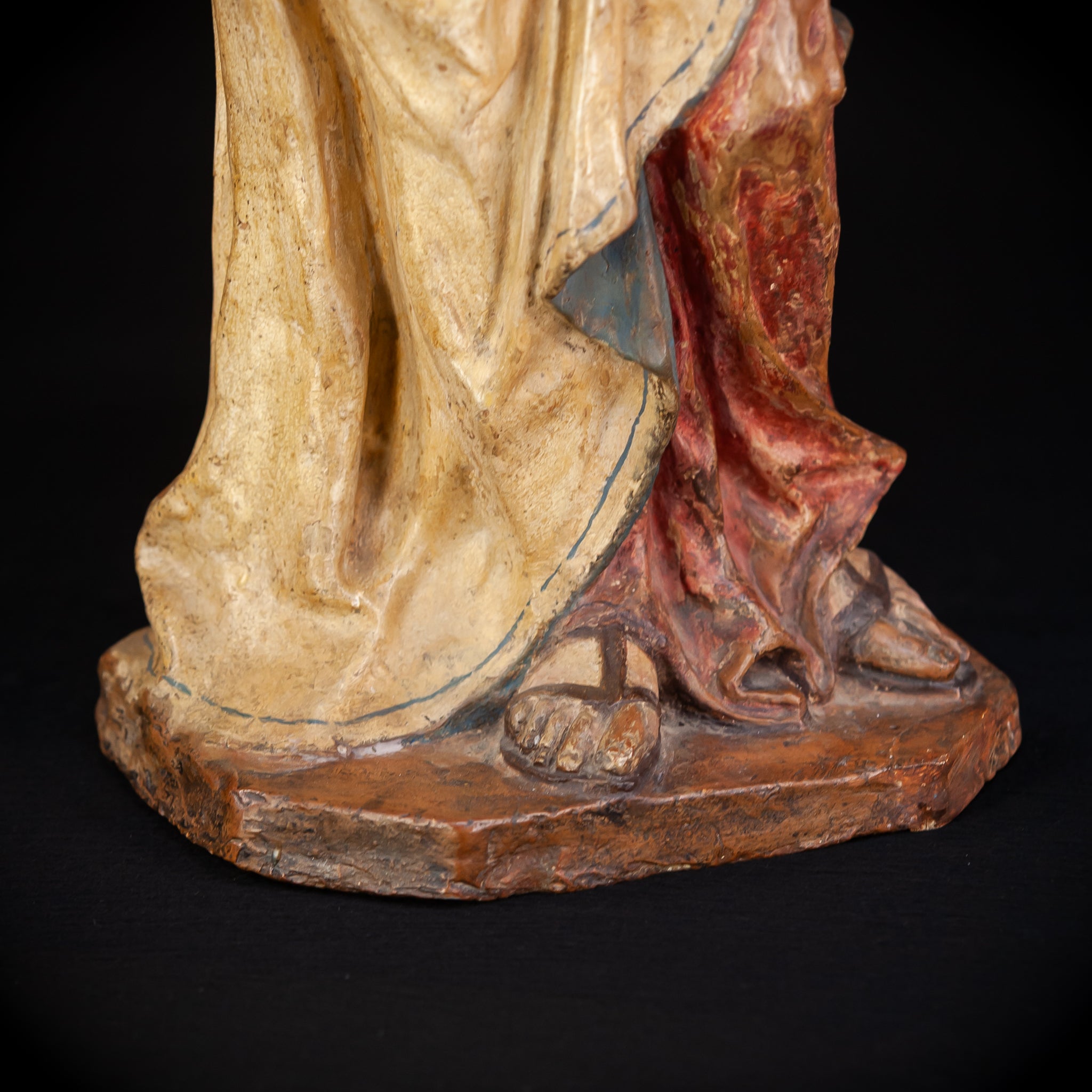 Madonna and Child Italian Terracotta | 1700s Antique | 23.2” / 59 cm