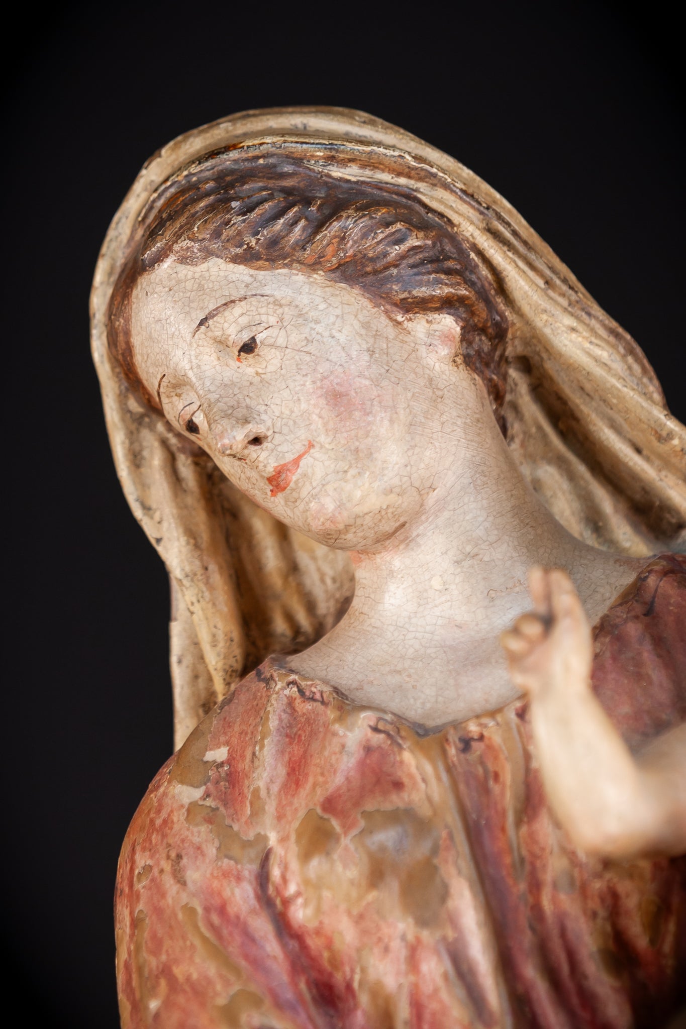 Madonna and Child Italian Terracotta | 1700s Antique | 23.2” / 59 cm