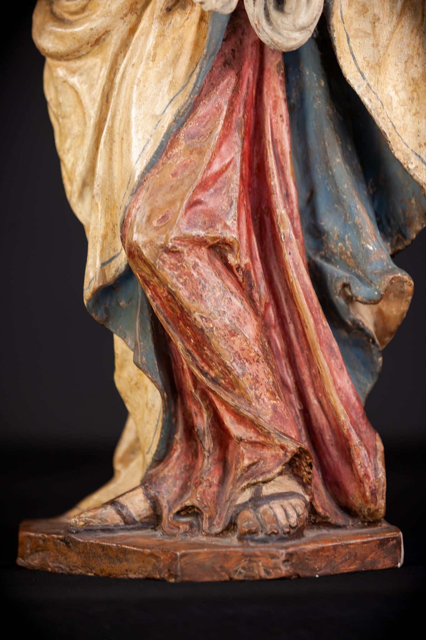 Madonna and Child Italian Terracotta | 1700s Antique | 23.2” / 59 cm