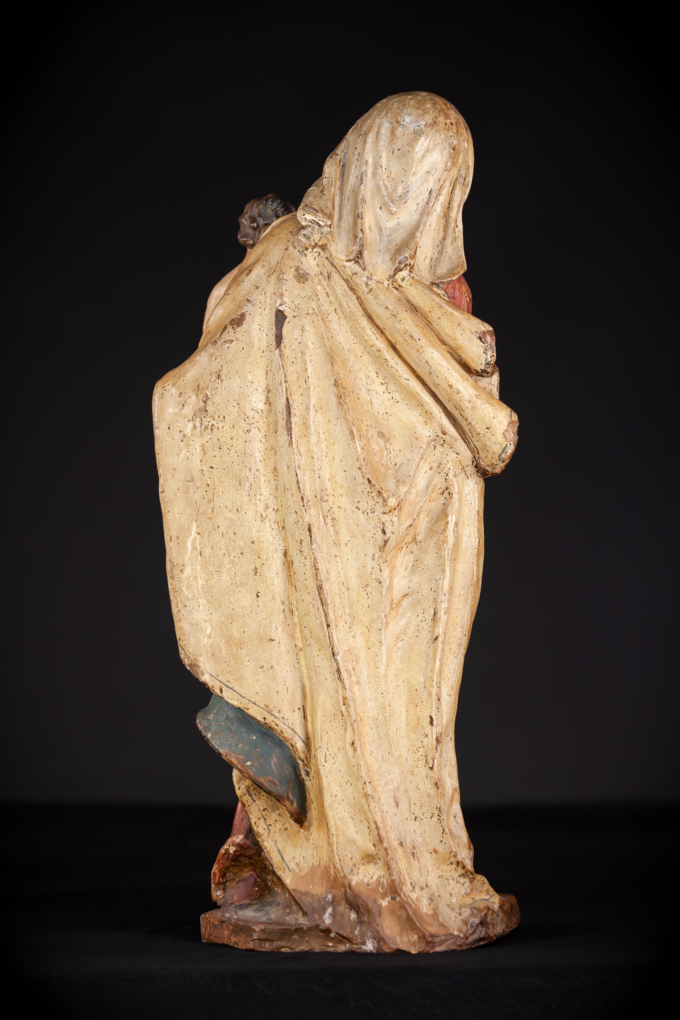 Madonna and Child Italian Terracotta | 1700s Antique | 23.2” / 59 cm