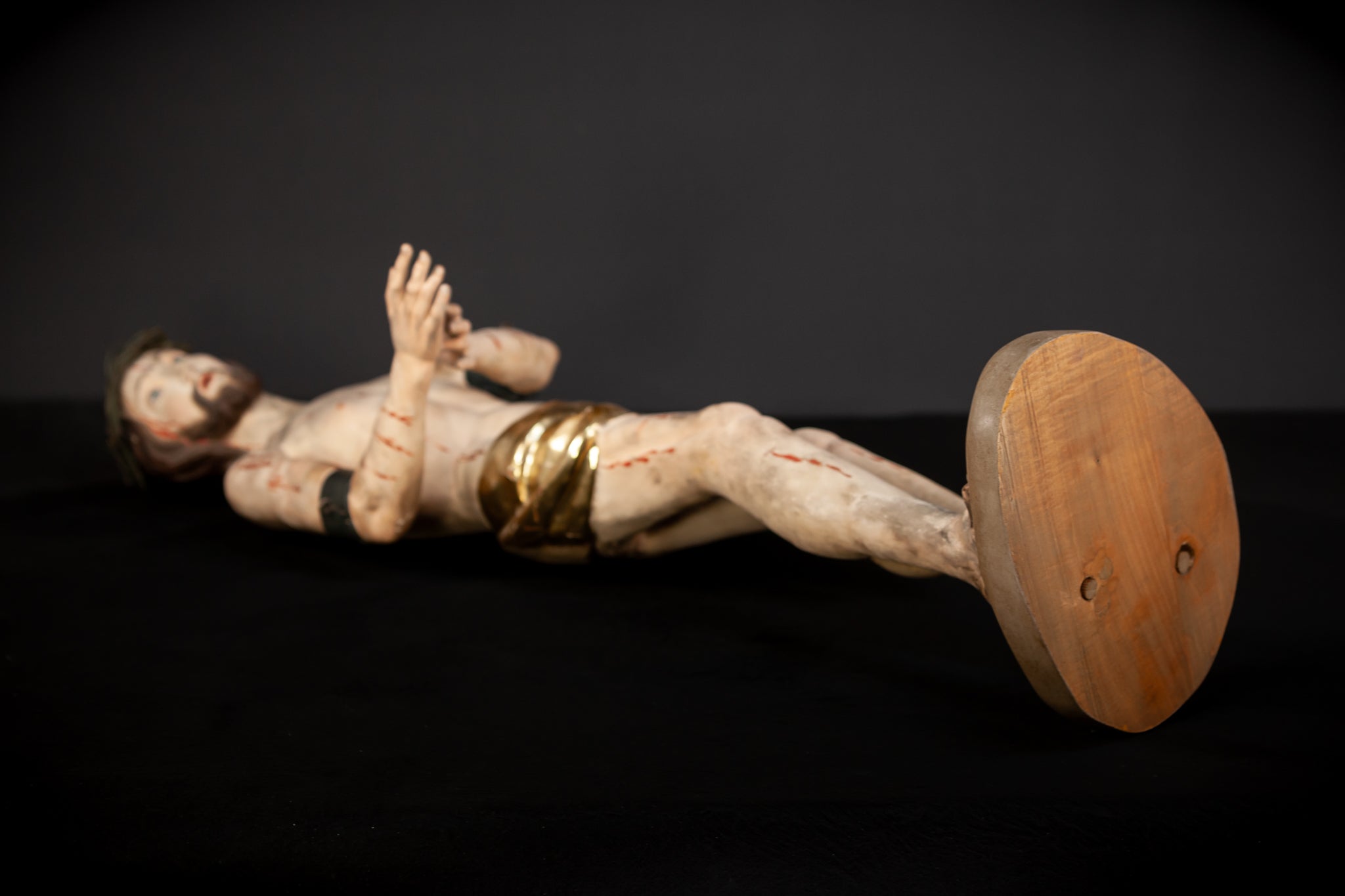 Flagellation of Christ Wooden Sculpture | 1600s / 1700s Antique | 36.6" / 93 cm