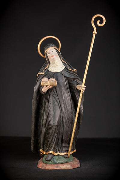 Saint Lucy of Syracuse 18th Cent Wooden | 28.5”
