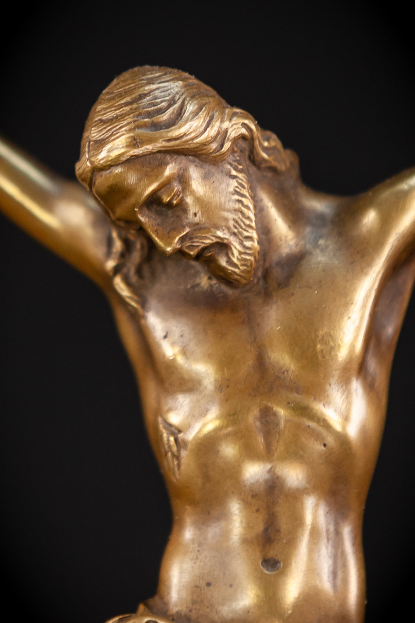 Corpus Christi Bronze | Antique 1800s | 6.1" / 15.5 cm