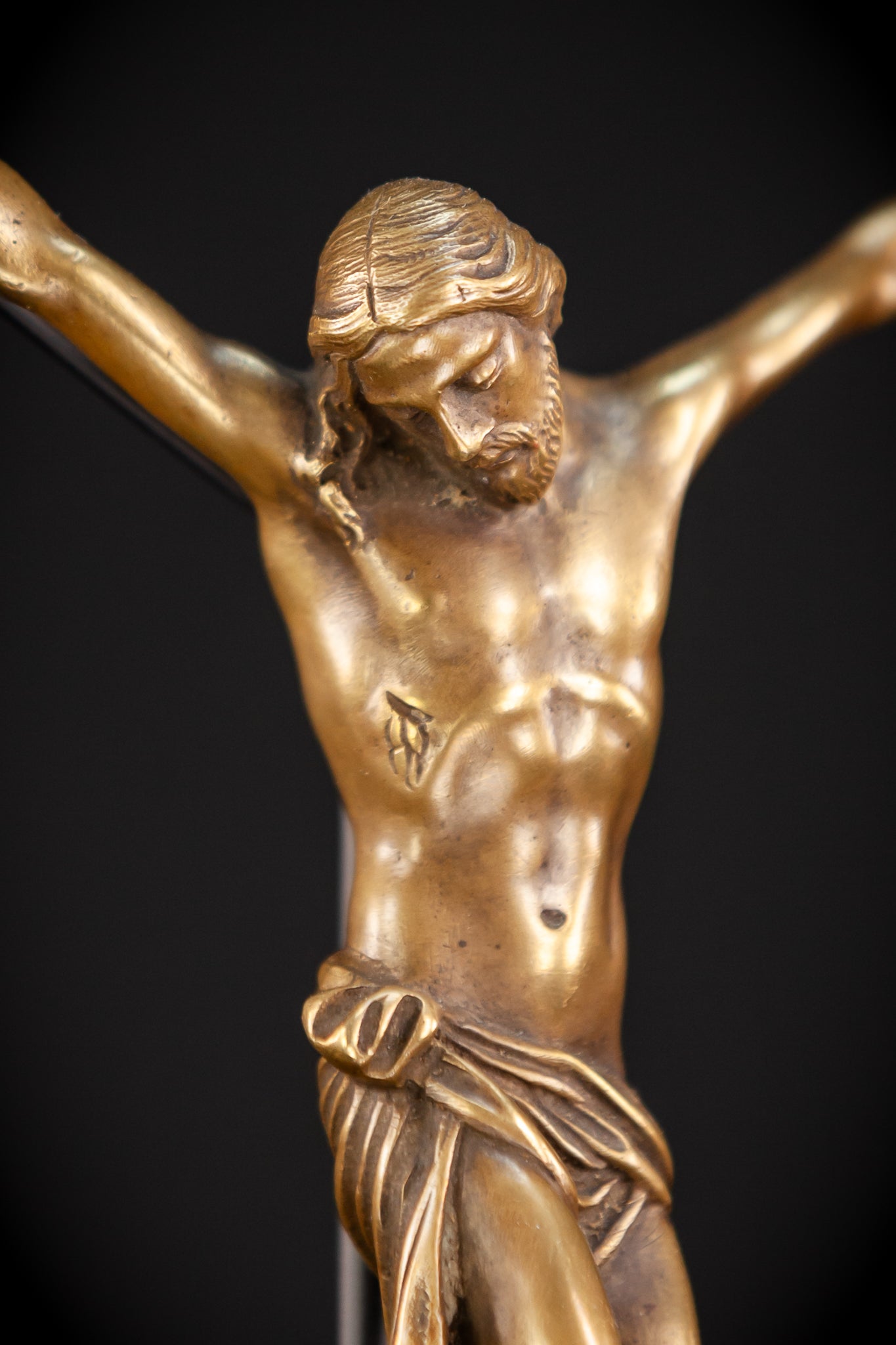 Corpus Christi Bronze | Antique 1800s | 6.1" / 15.5 cm