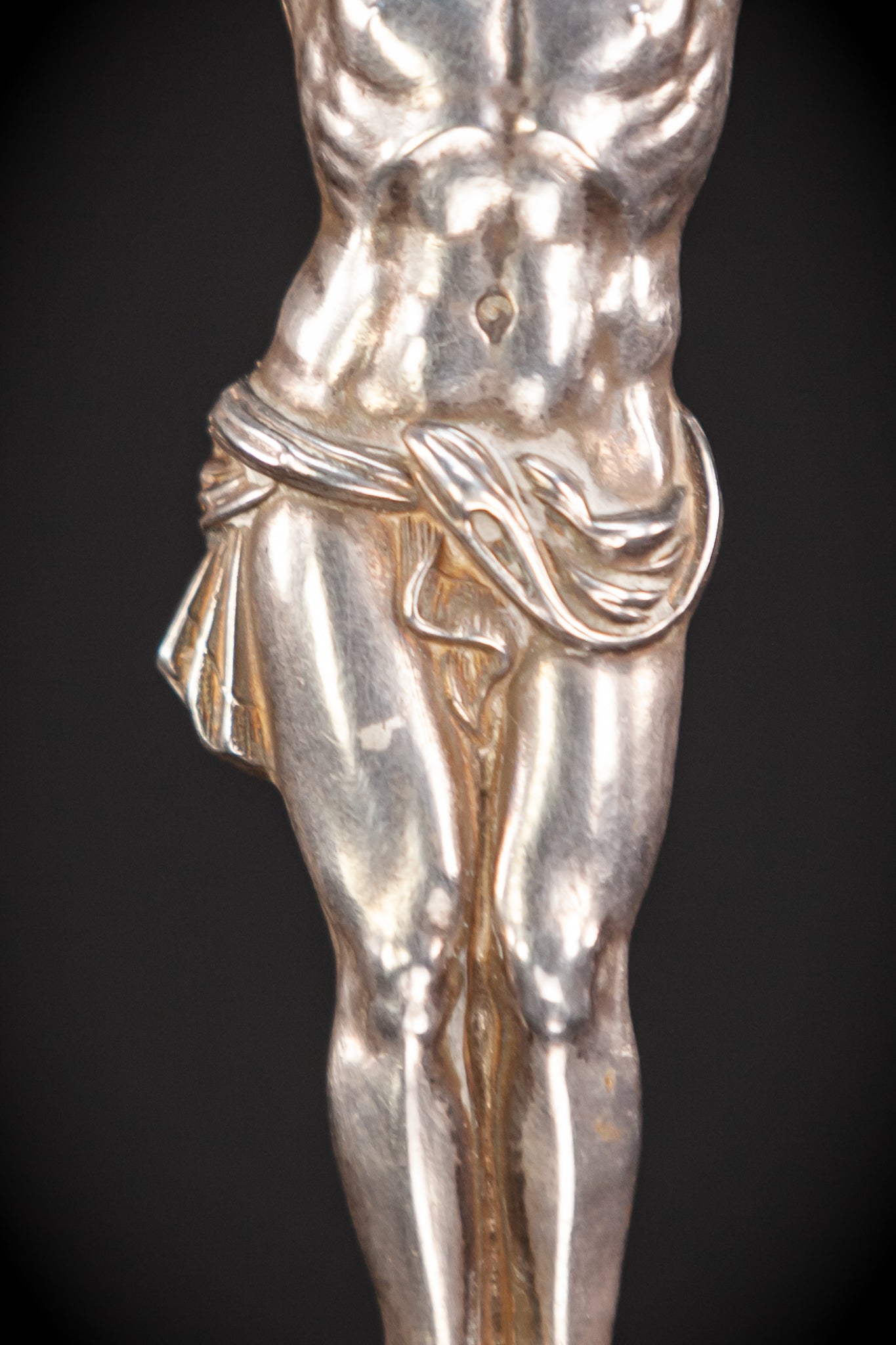 Corpus Christi Solid Silver Statue | 1700s Antique