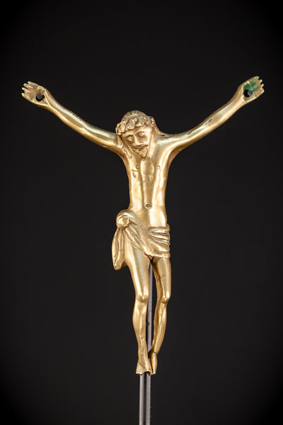  Corpus Christi Bronze | Antique 1600s | 4.1" / 10.5 cm