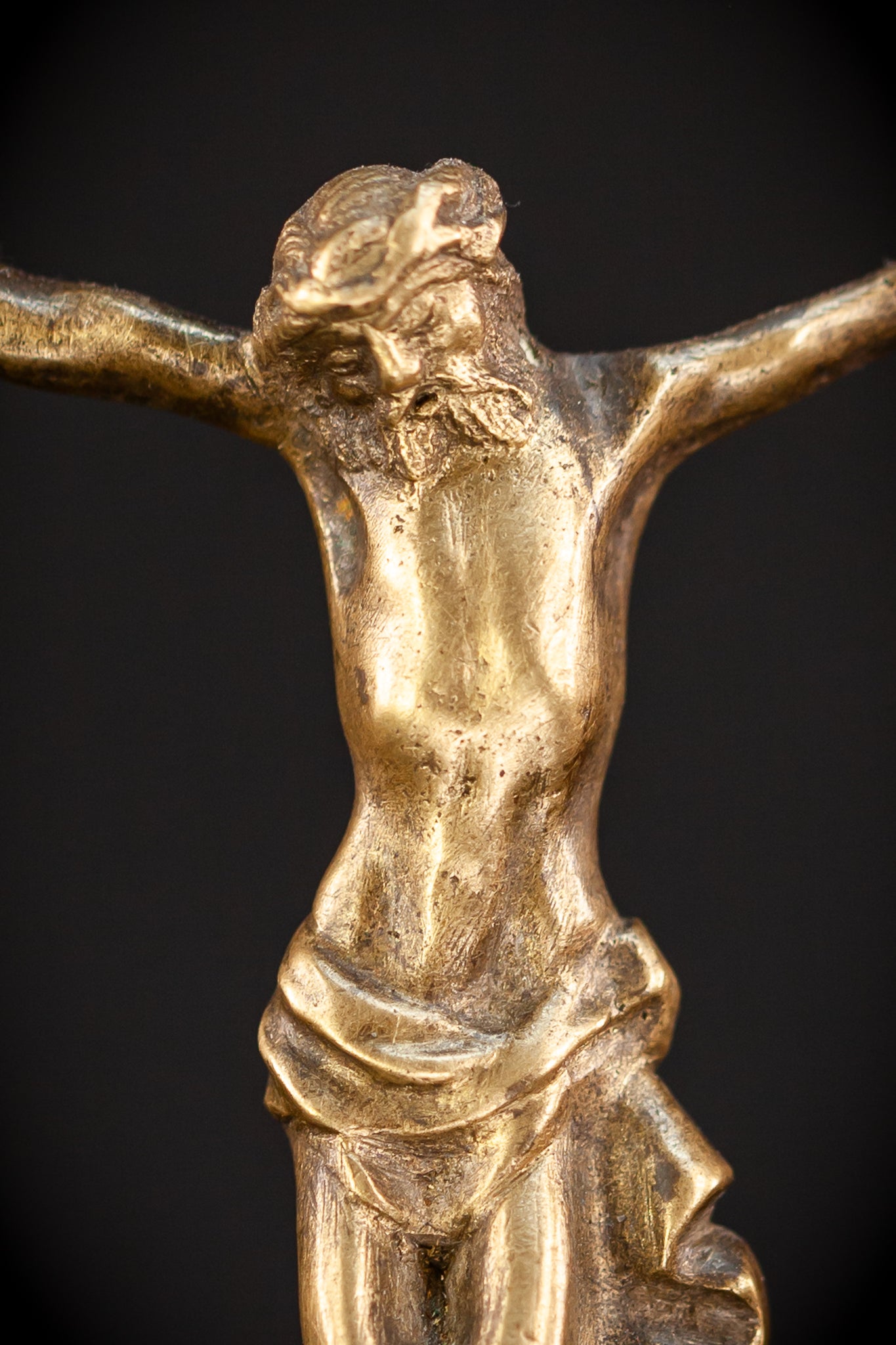 Corpus Christi Bronze | Antique 1700s | 3.7" / 9.5 cm
