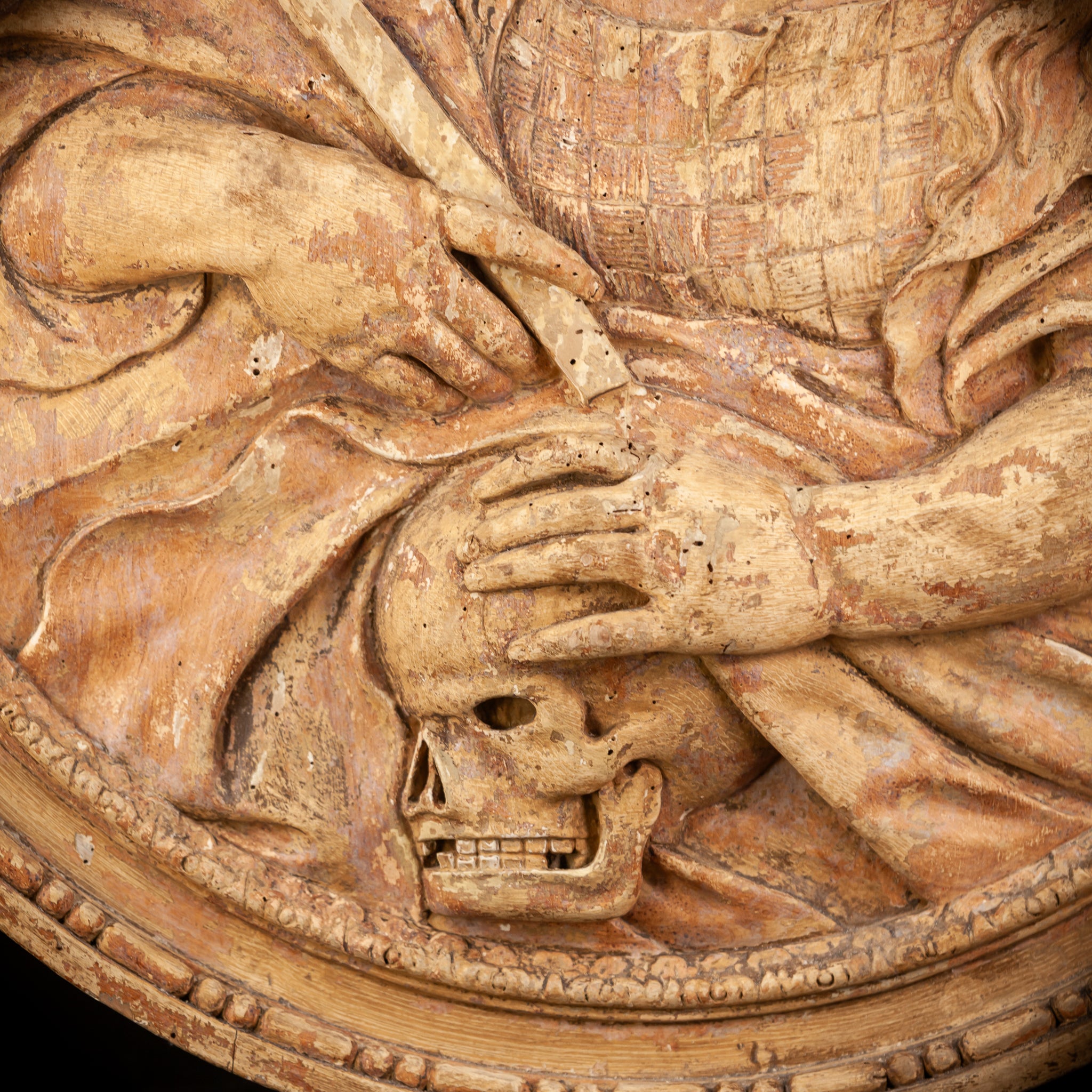 Sait Mary Magdalene Wooden Relief | 1700s Antique  | 29.1" / 74 cm