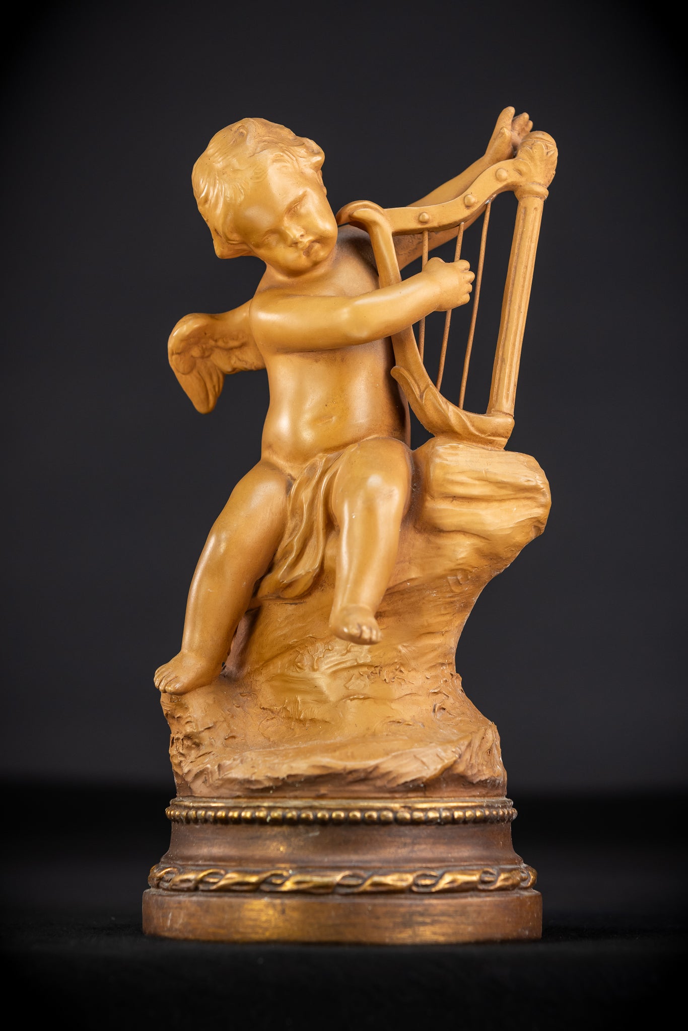 Angel Sculpture | French Terracotta  11.4"/ 29 cm 
