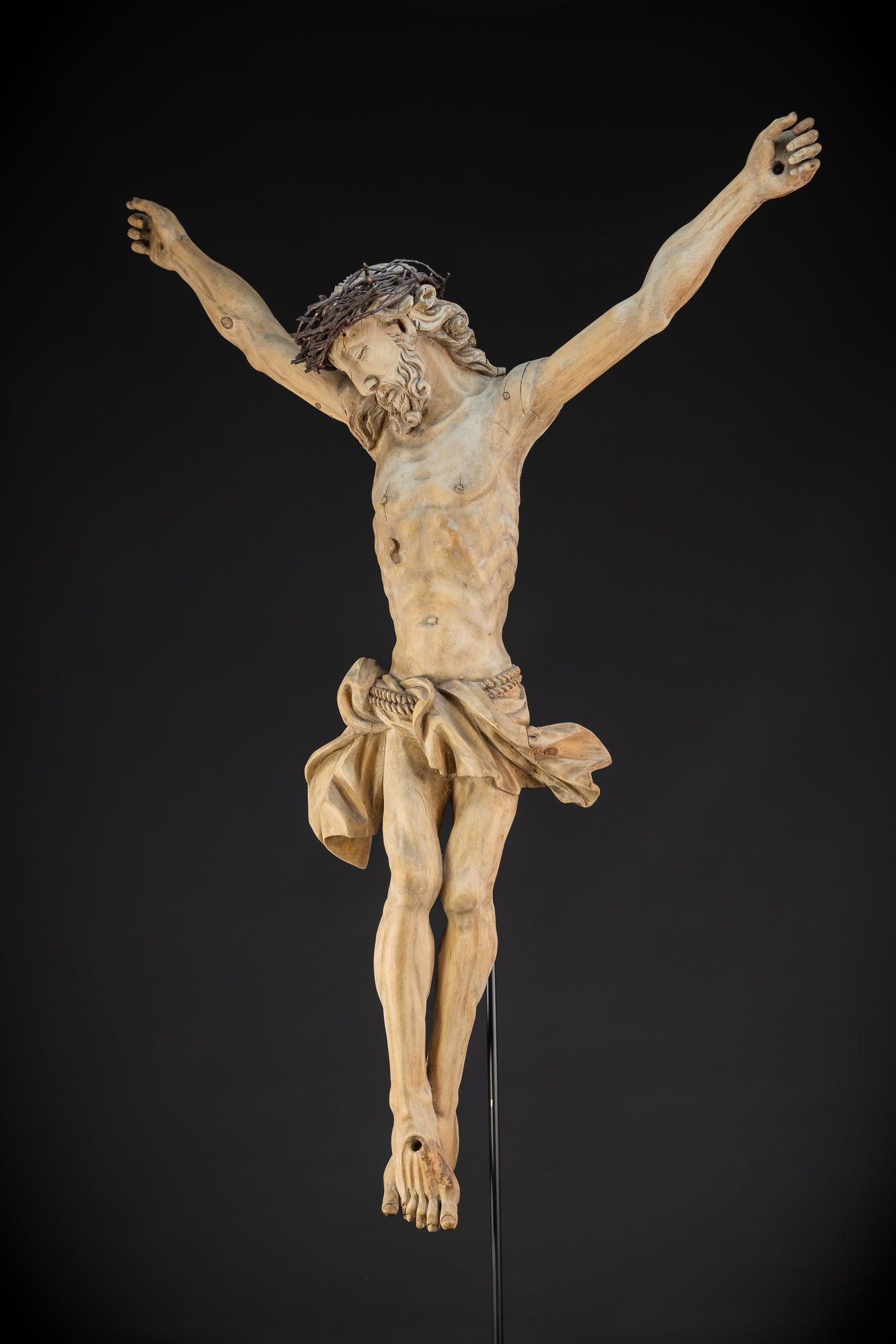 Corpus Christi Wooden | 1800s Antique | 32.9" / 83.5 cm