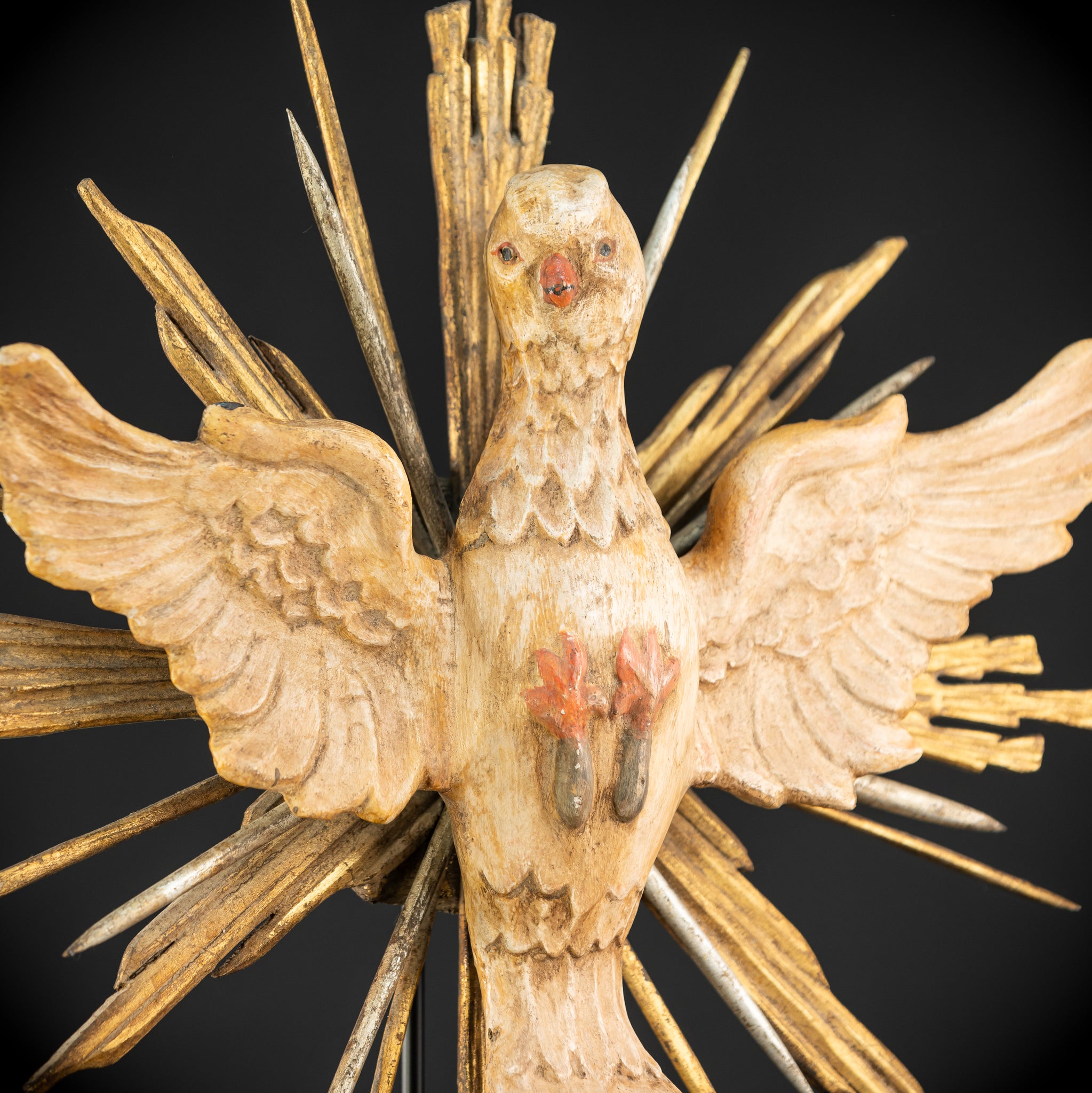 God The Holy Spirit Sculpture | 1700s Antique | 18.5" / 47 cm