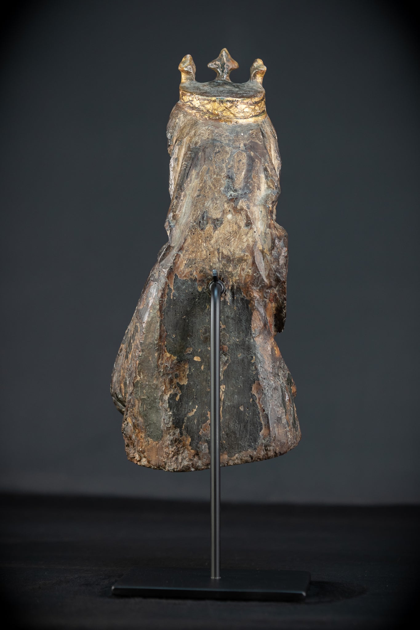 Saint Barbara Wooden Torso Sculpture | 1600s Antique