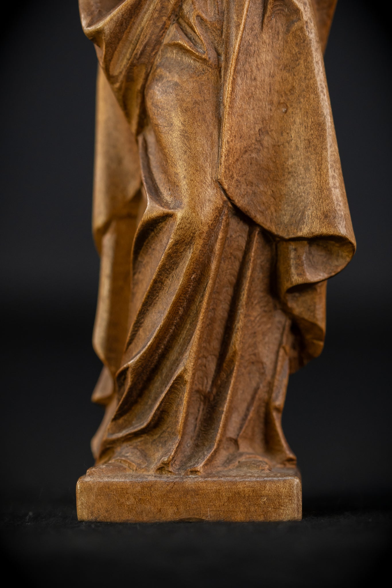 Virgin Mary Child Jesus Wooden | Antique Statue | 11”