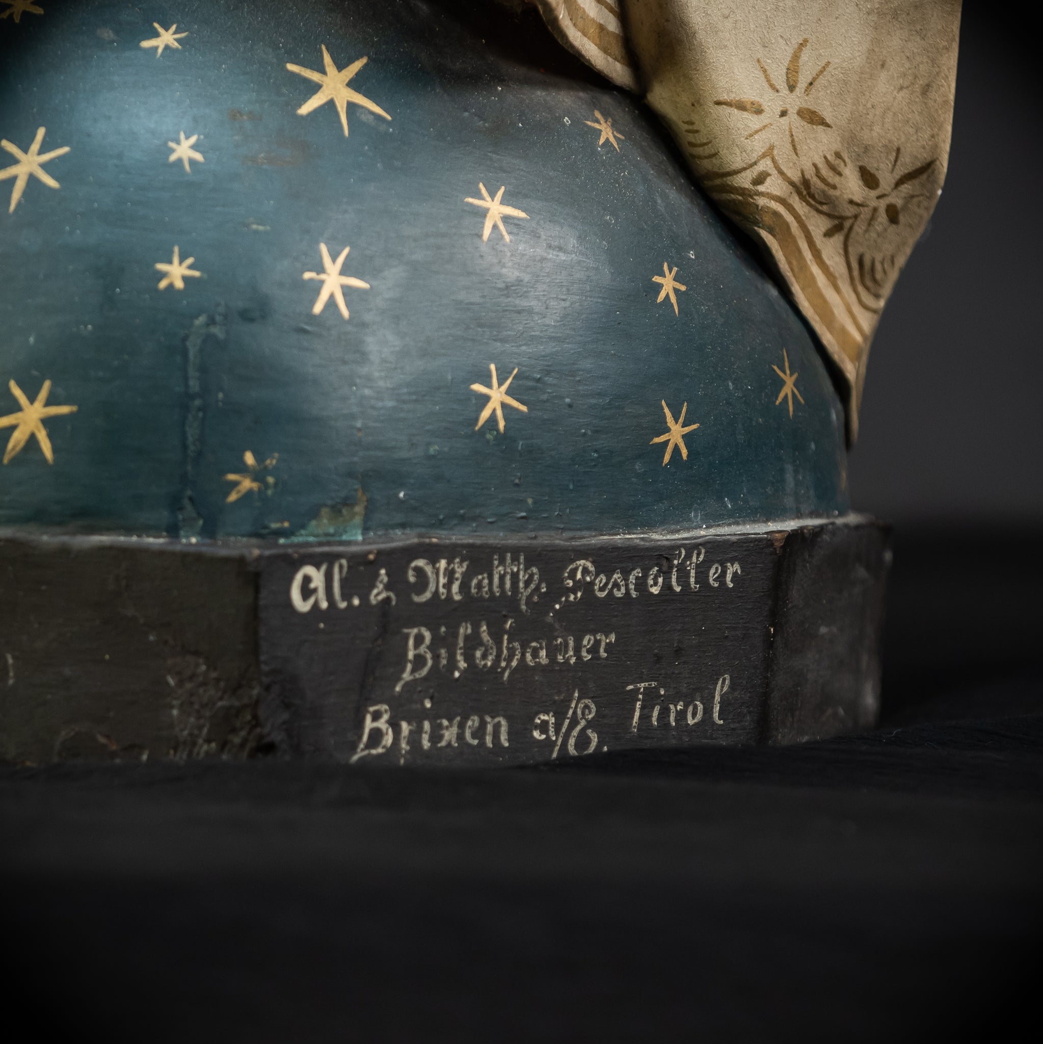 Infant Jesus of Prague Wooden Statue | 1800s Antique | 33.5" / 85 cm