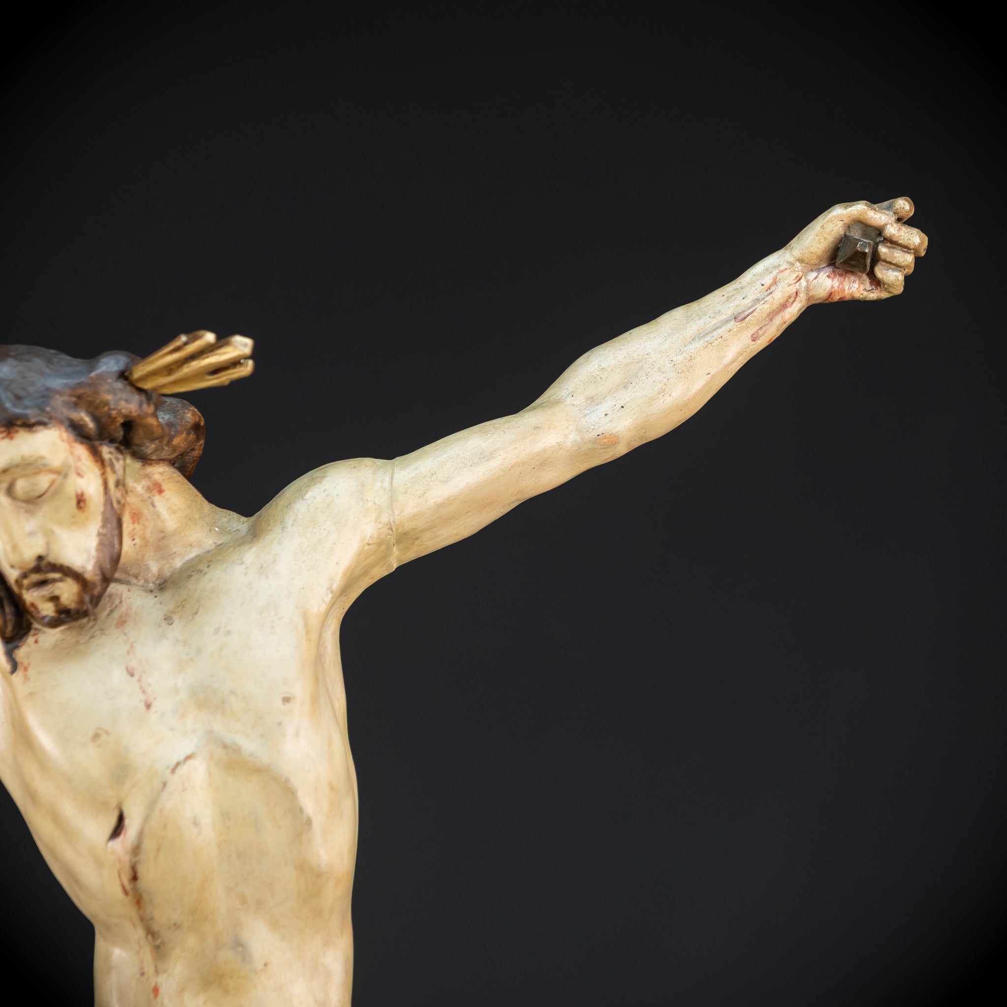 Corpus Christi Sculpture | 1700s Antique 25.6" / 65 cm