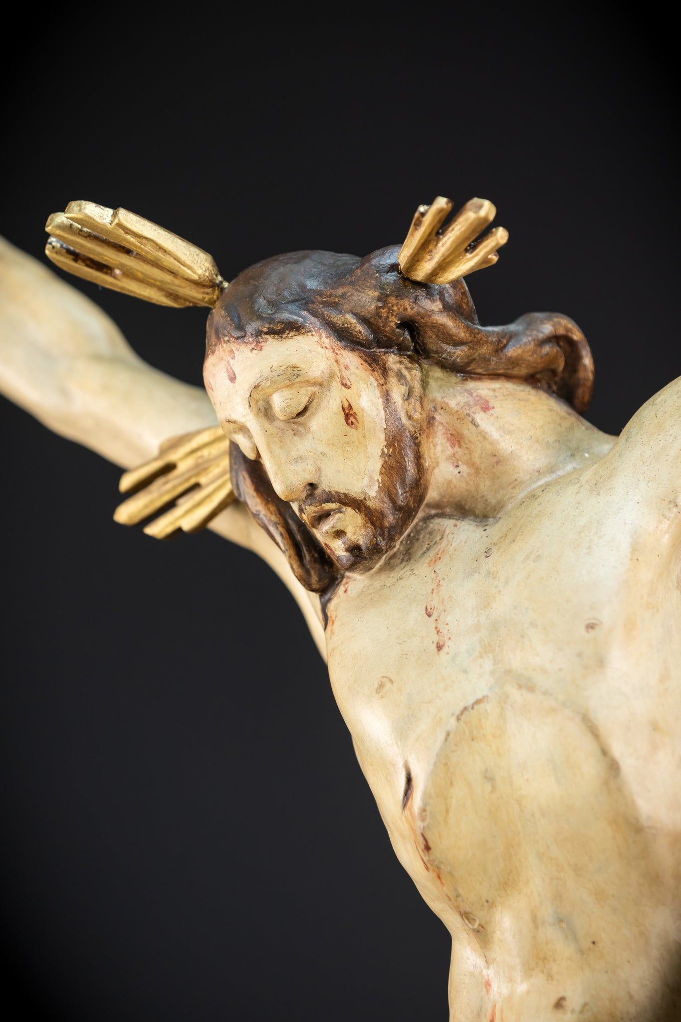 Corpus Christi Sculpture | 1700s Antique 25.6" / 65 cm