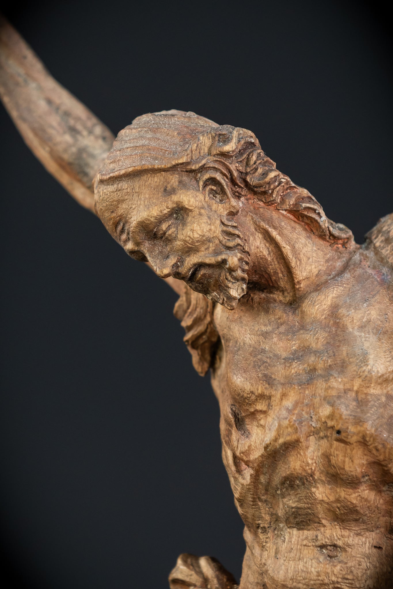 Corpus Christi Sculpture | 1700s Antique 11.8"