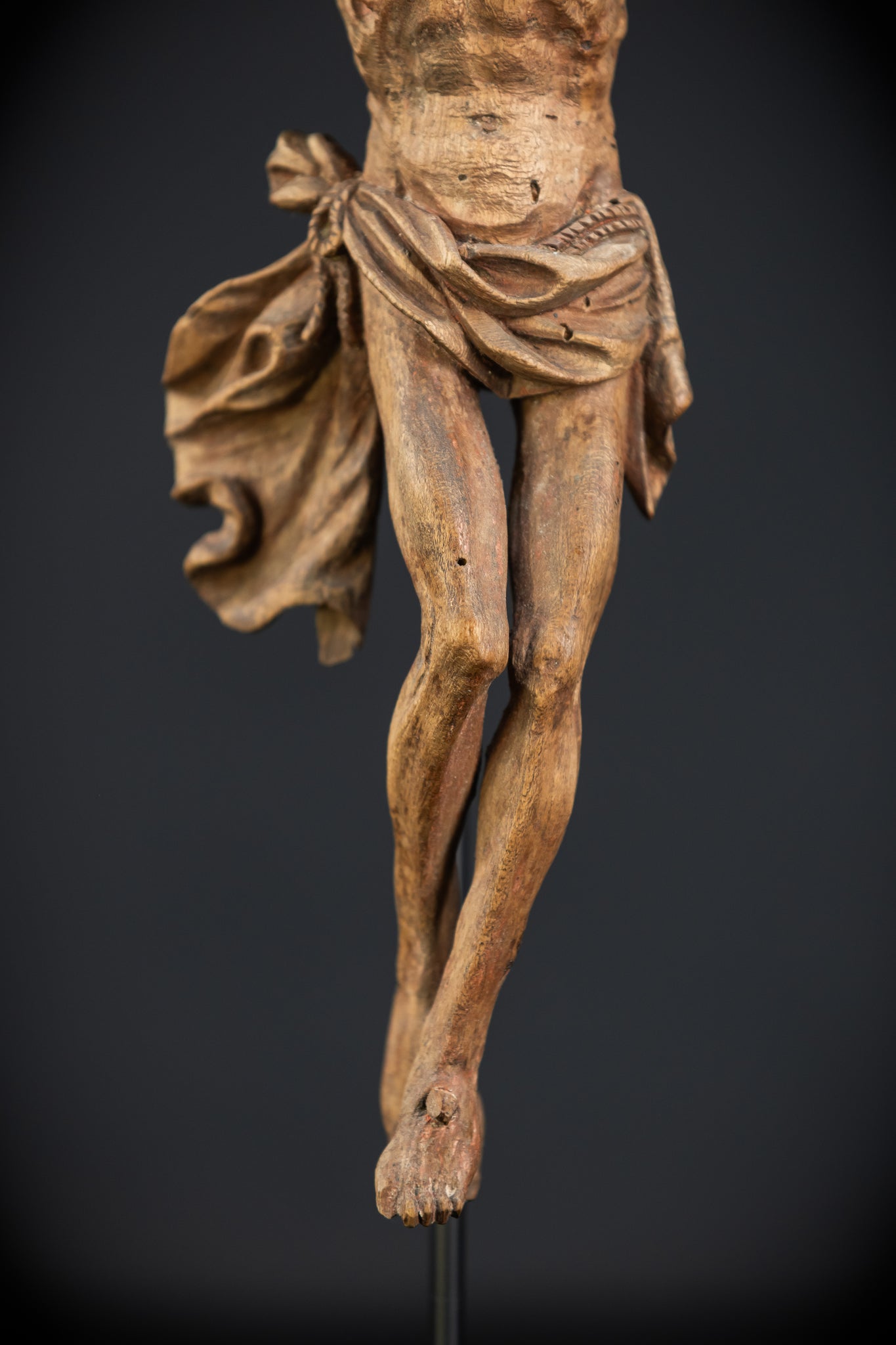 Corpus Christi Sculpture | 1700s Antique 11.8"