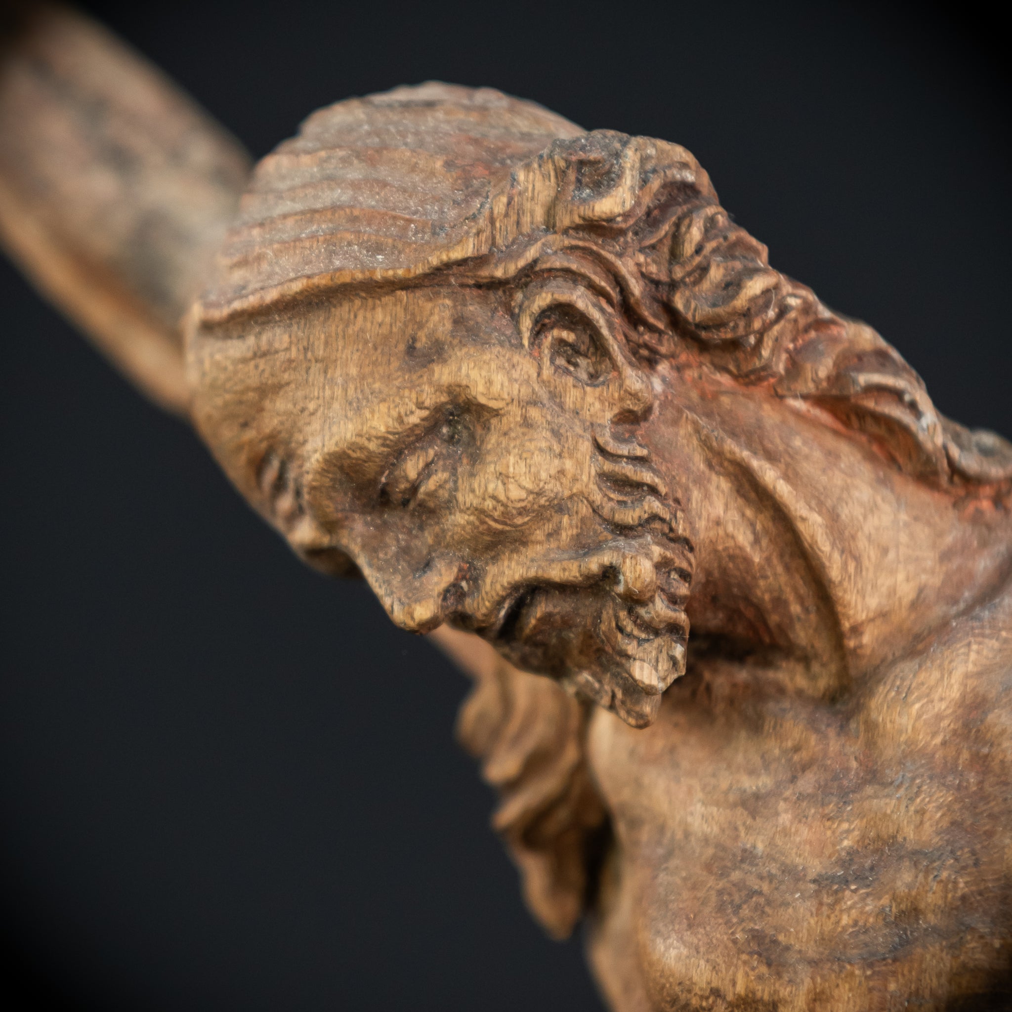 Corpus Christi Sculpture | 1700s Antique 11.8"