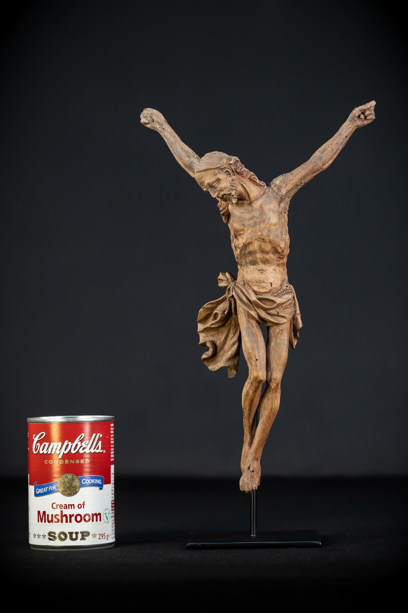 Corpus Christi Sculpture | 1700s Antique 11.8"