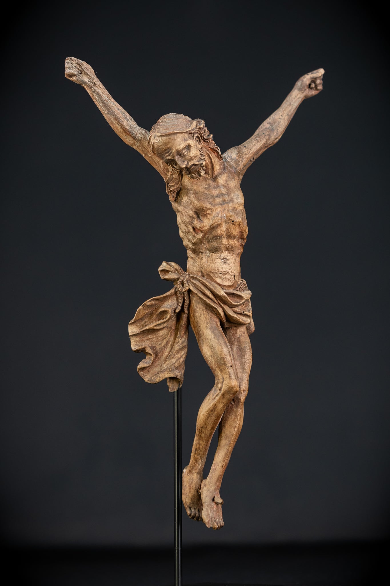 Corpus Christi Sculpture | 1700s Antique 11.8"
