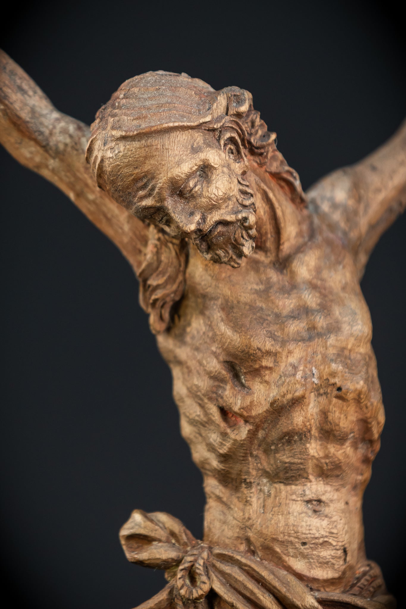 Corpus Christi Sculpture | 1700s Antique 11.8"