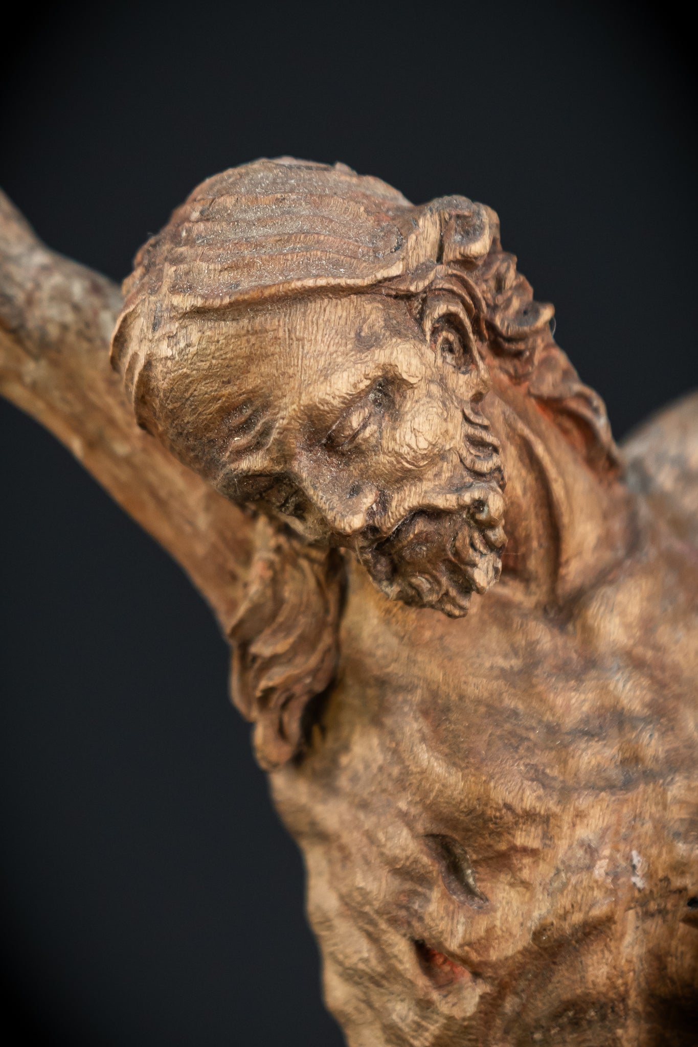 Corpus Christi Sculpture | 1700s Antique 11.8"