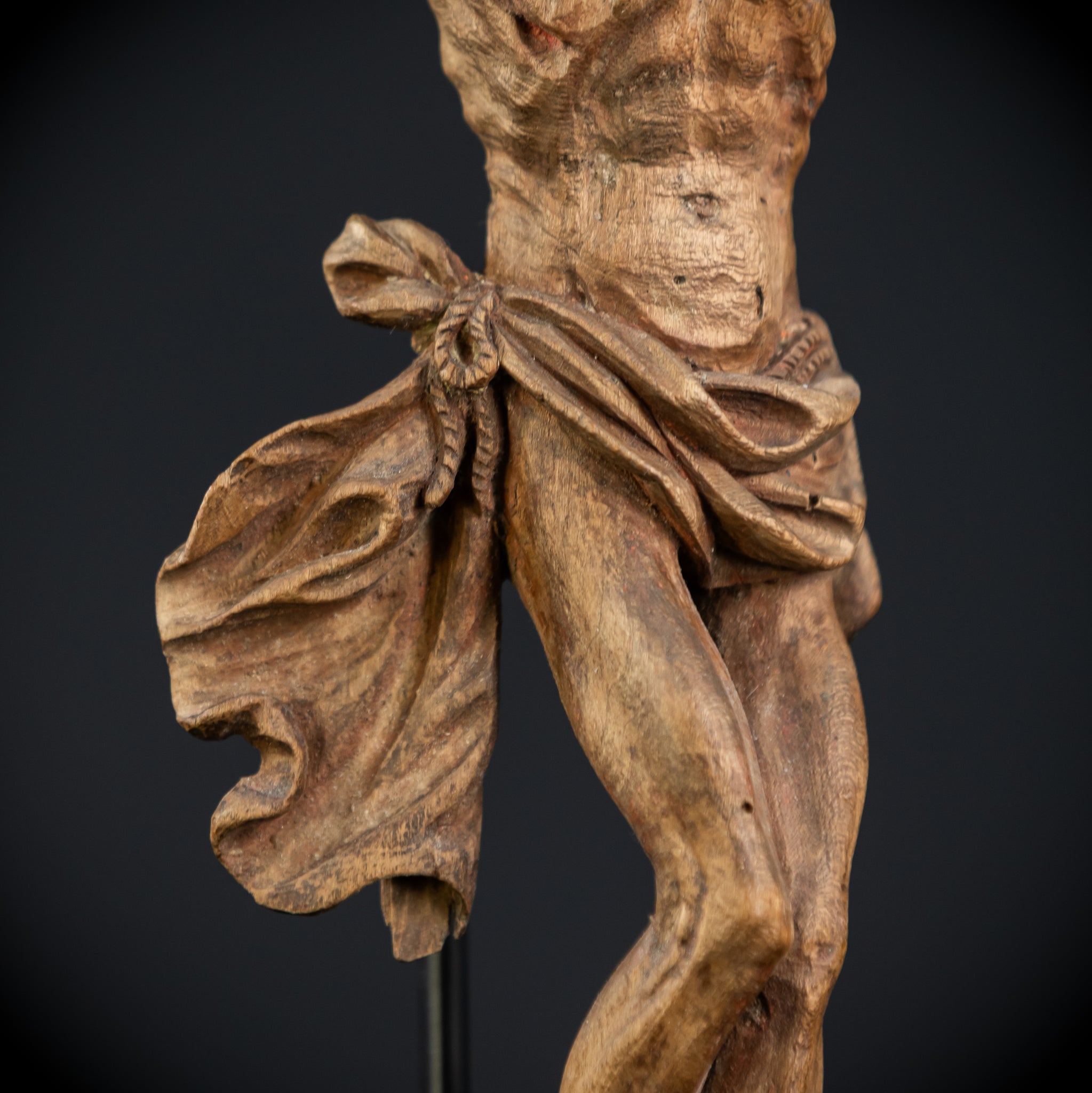 Corpus Christi Sculpture | 1700s Antique 11.8"