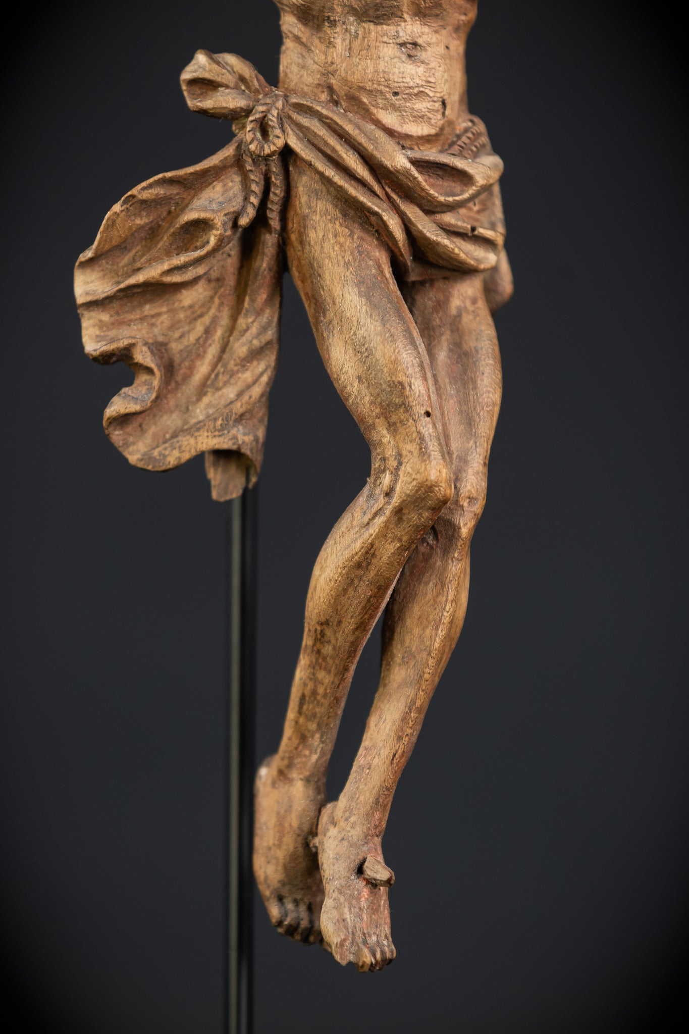 Corpus Christi Sculpture | 1700s Antique 11.8"