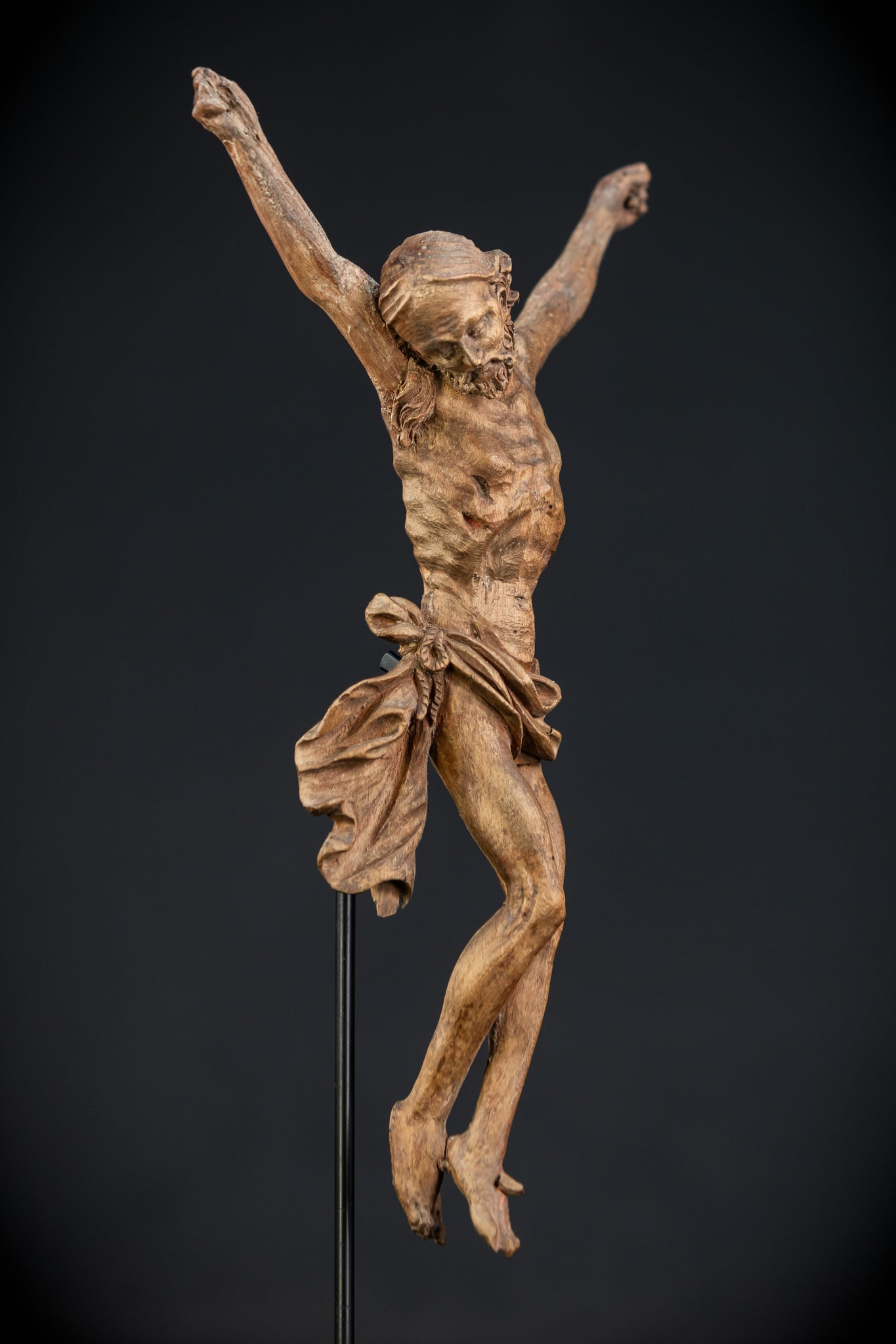 Corpus Christi Sculpture | 1700s Antique 11.8"