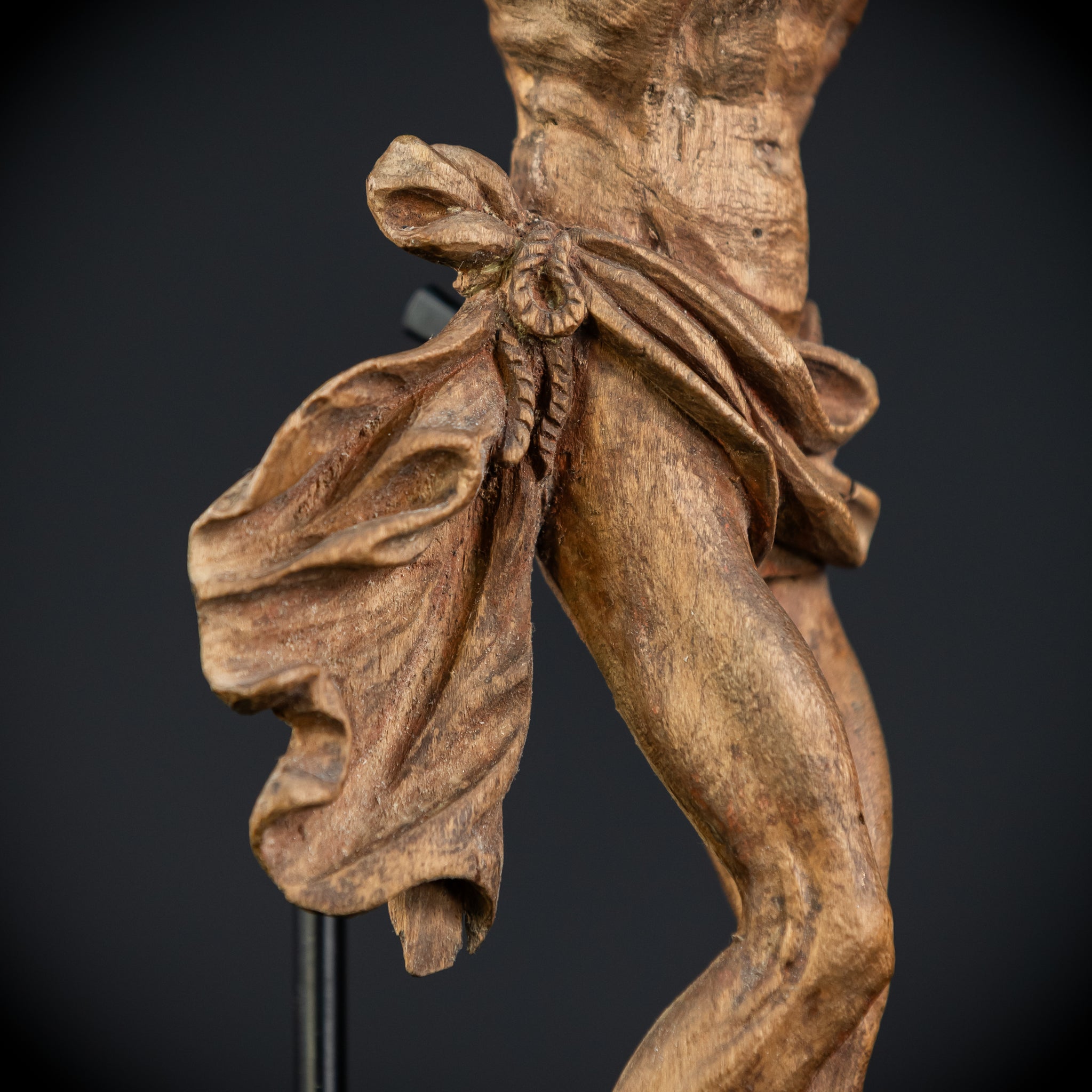 Corpus Christi Sculpture | 1700s Antique 11.8"