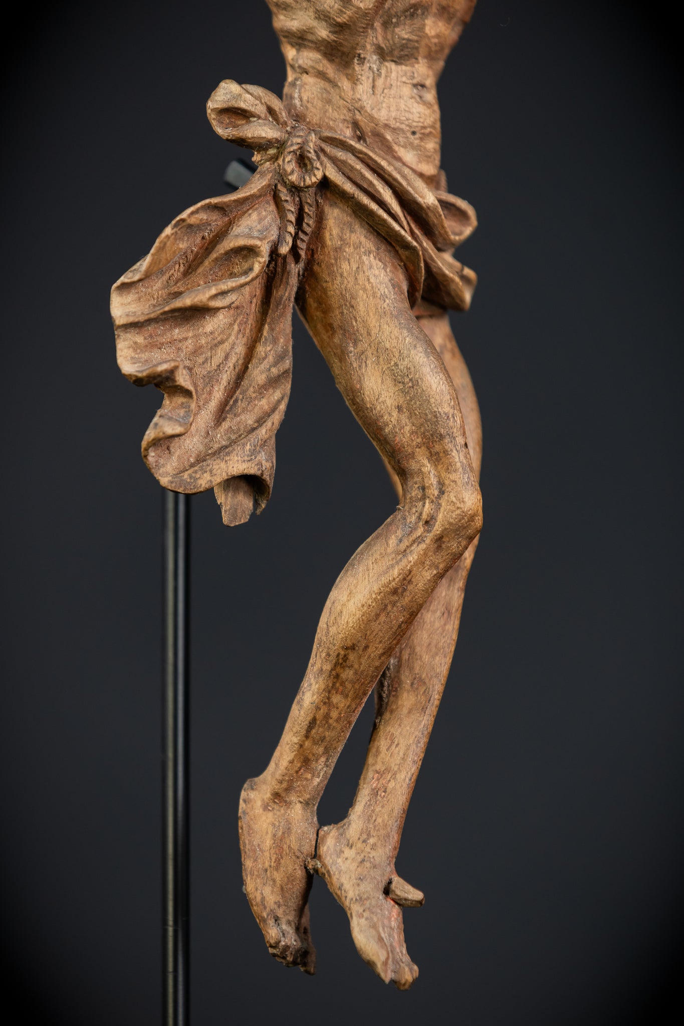 Corpus Christi Sculpture | 1700s Antique 11.8"