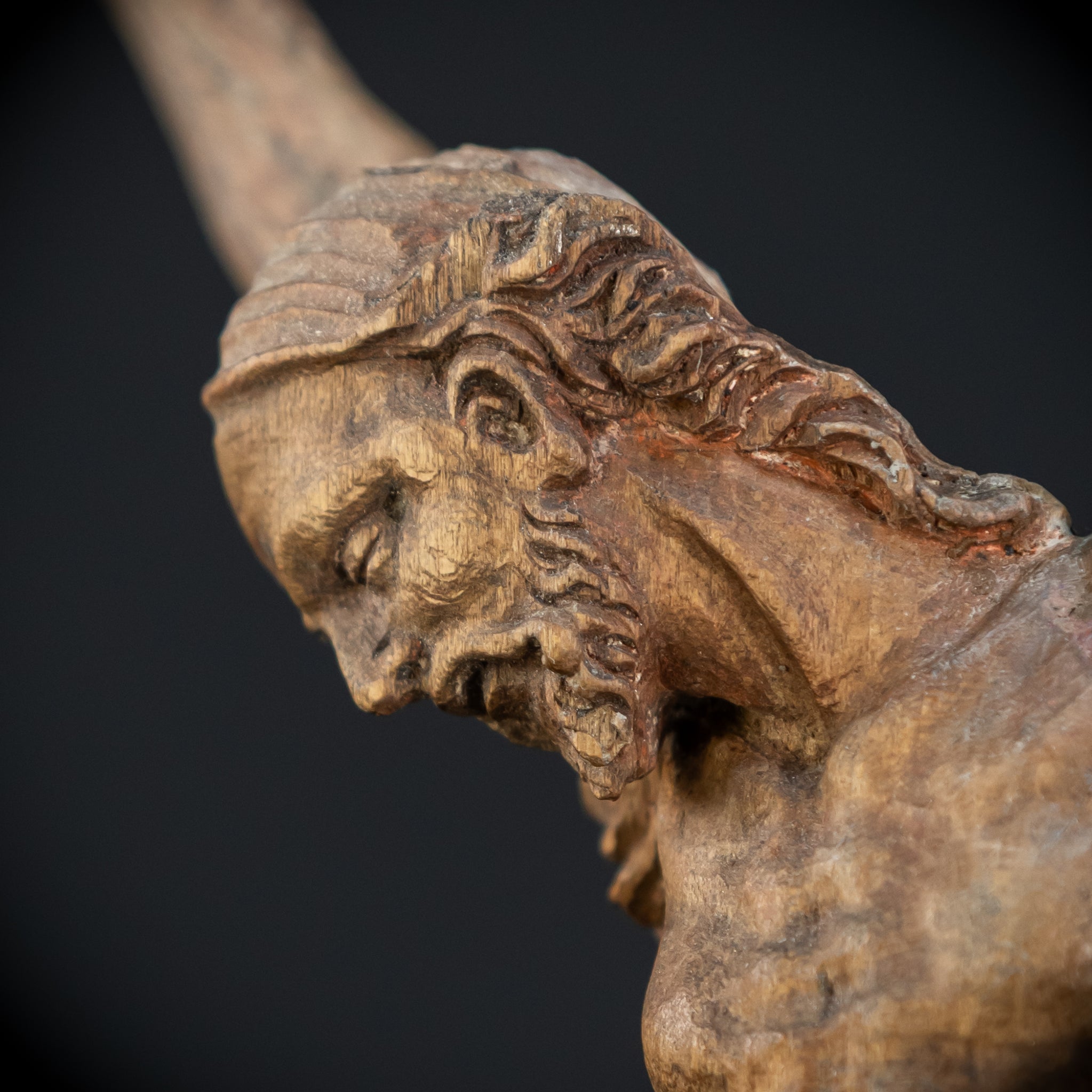 Corpus Christi Sculpture | 1700s Antique 11.8"