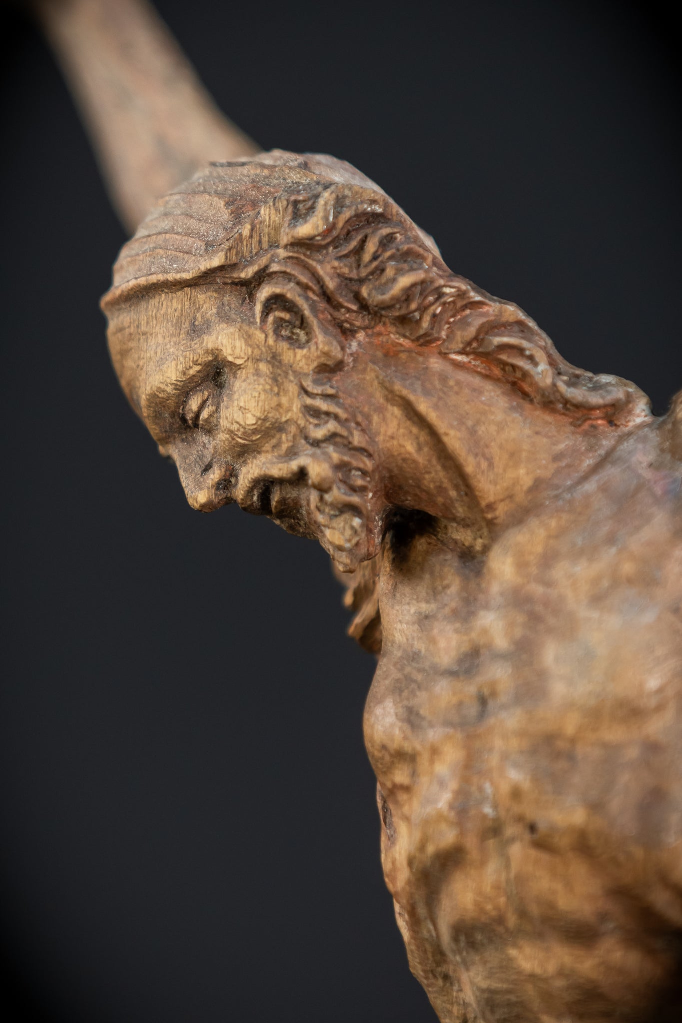 Corpus Christi Sculpture | 1700s Antique 11.8"