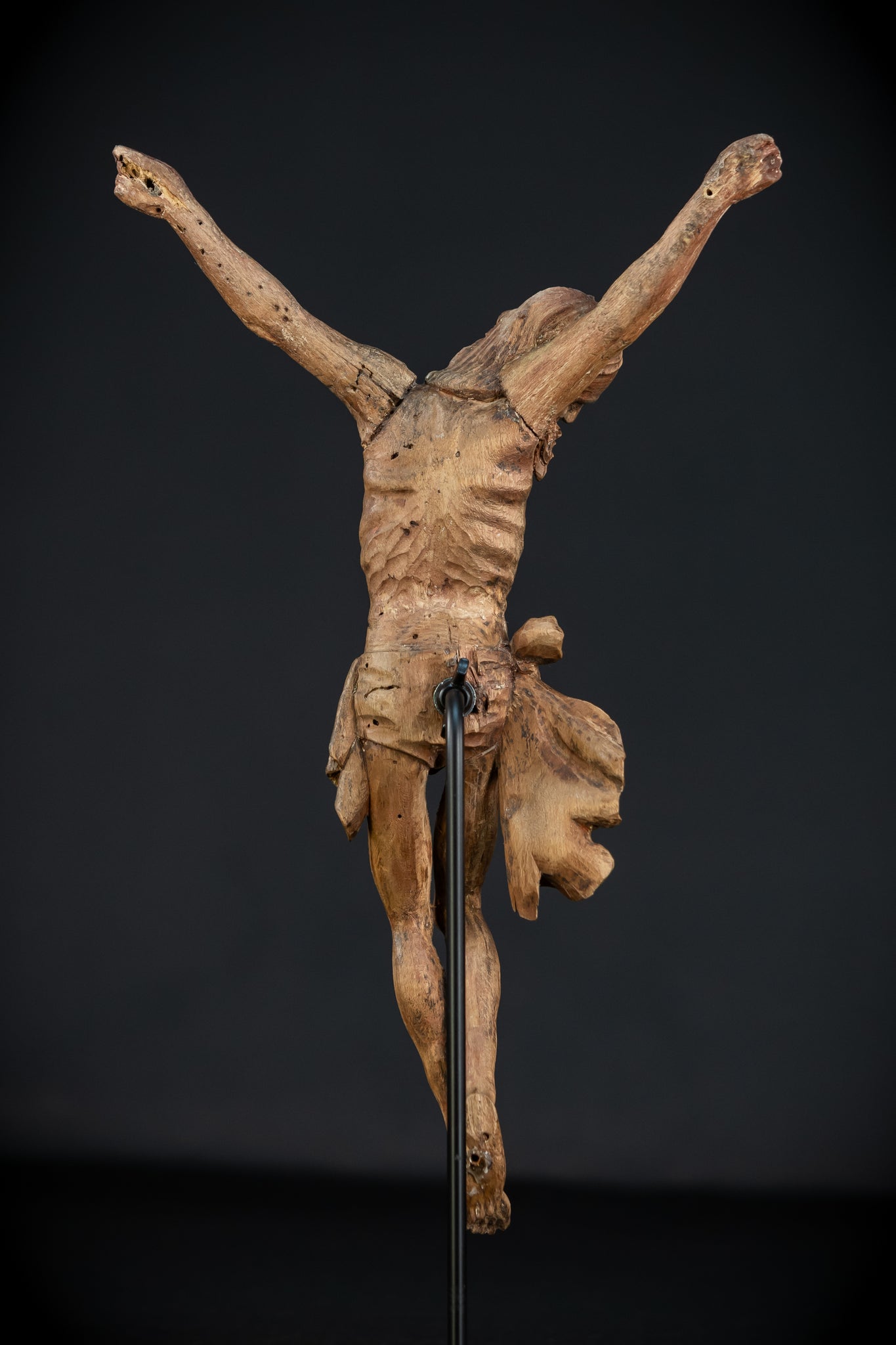 Corpus Christi Sculpture | 1700s Antique 11.8"