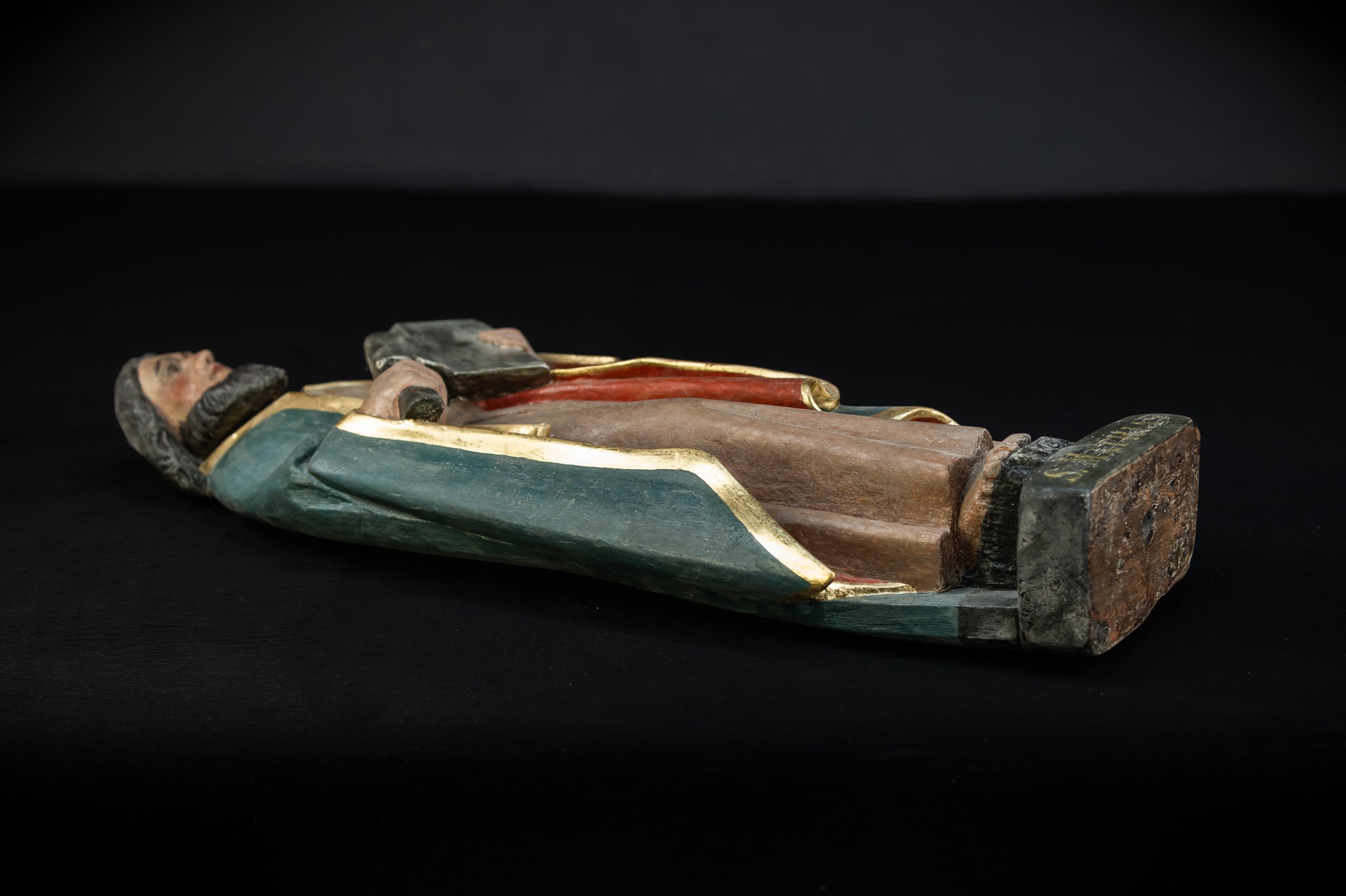 RARE Gothic Saint Matthias Statue | 1500s | 24.2”