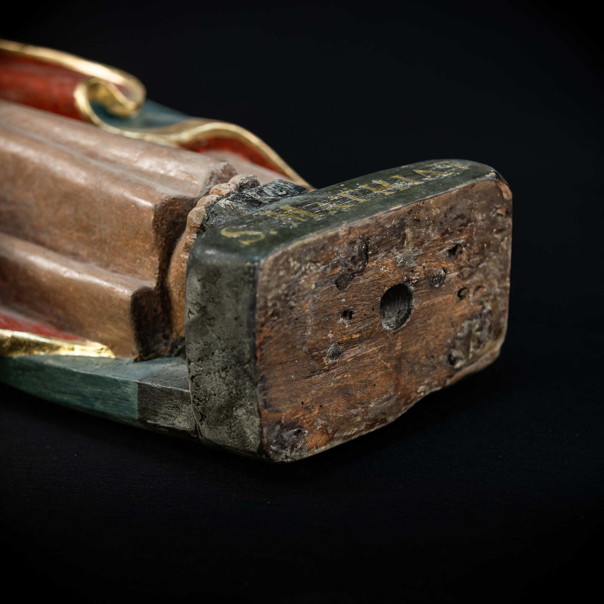 RARE Gothic Saint Matthias Statue | 1500s | 24.2”