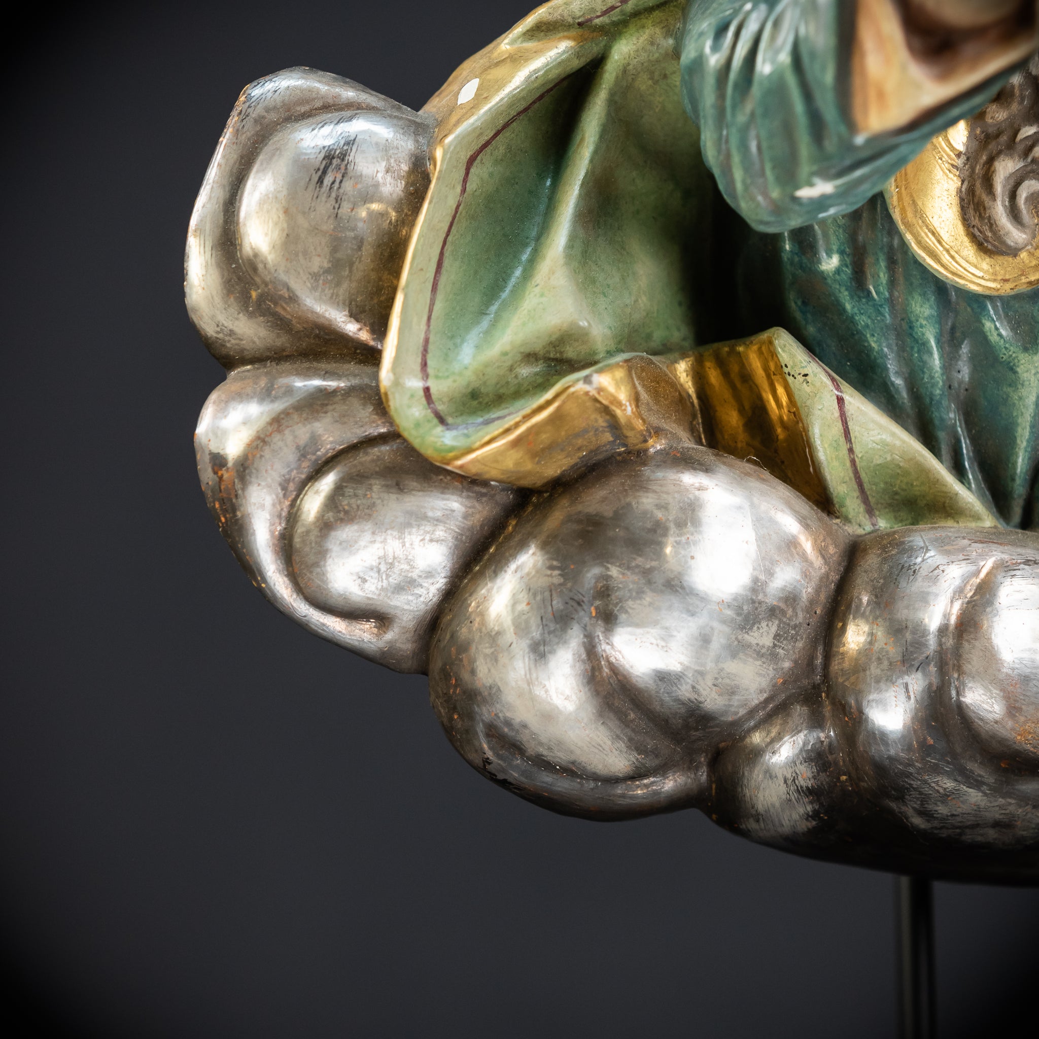 God The Father Sculpture | 1700s Antique | 15" / 38 cm