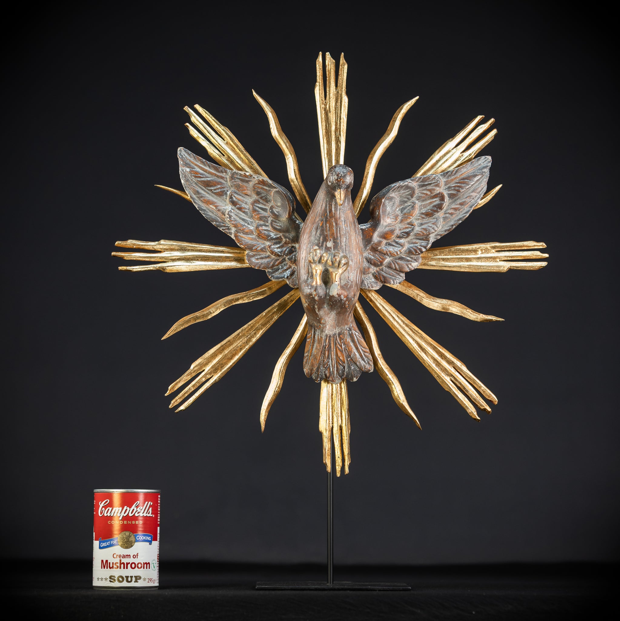 God The Holy Spirit Statue | 1700s Antique 17.5" / 44.5 cm