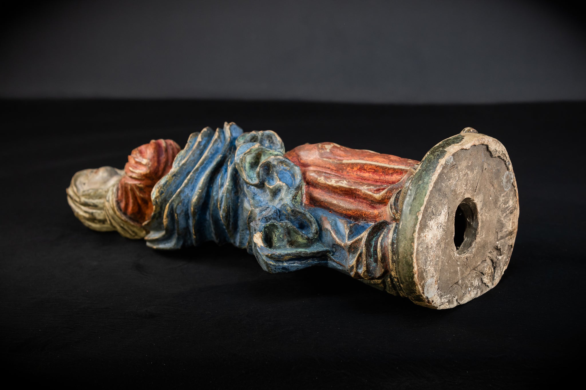 Mater Dolorosa Terracotta Statue | 1700s Baroque | 23.6"