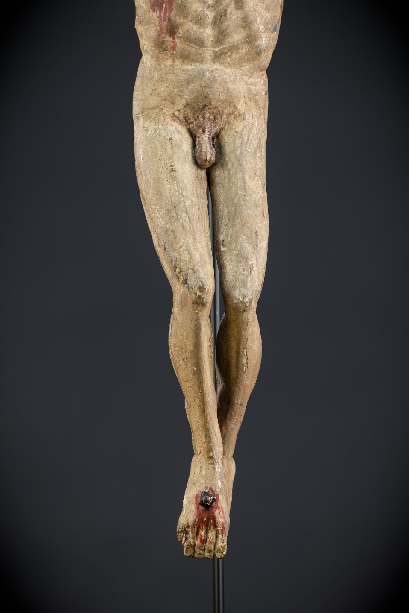 RARE Corpus Christi Naked Sculpture 18th C | 20.1”