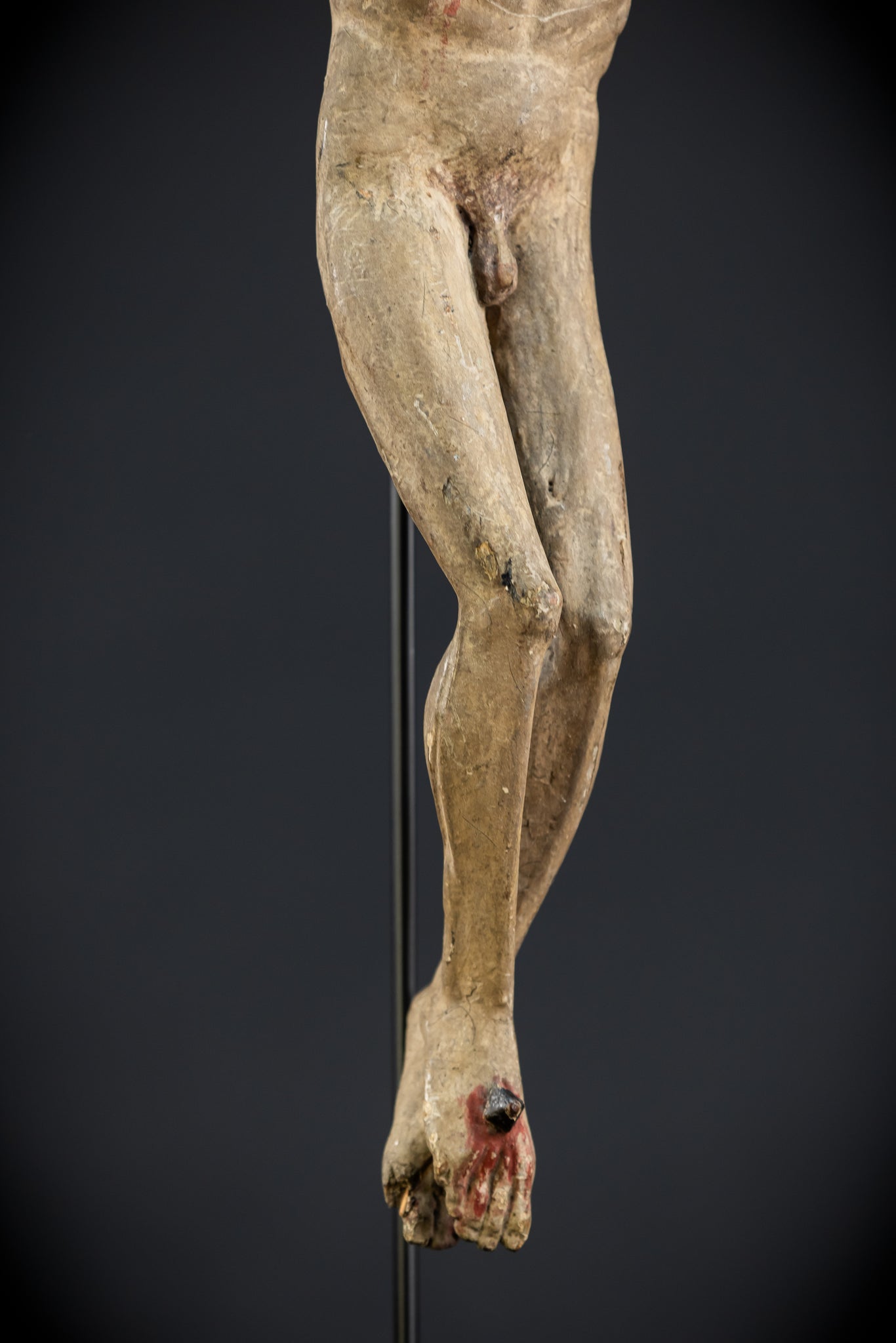 RARE Corpus Christi Naked Sculpture 18th C | 20.1”